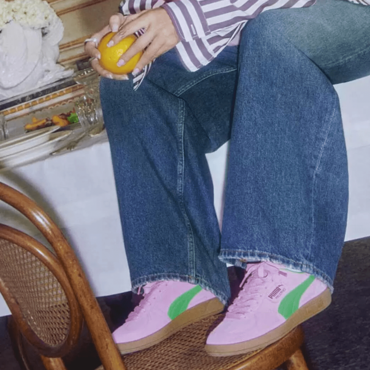 Giày PUMA Palermo Special 'Pink Green' NEW