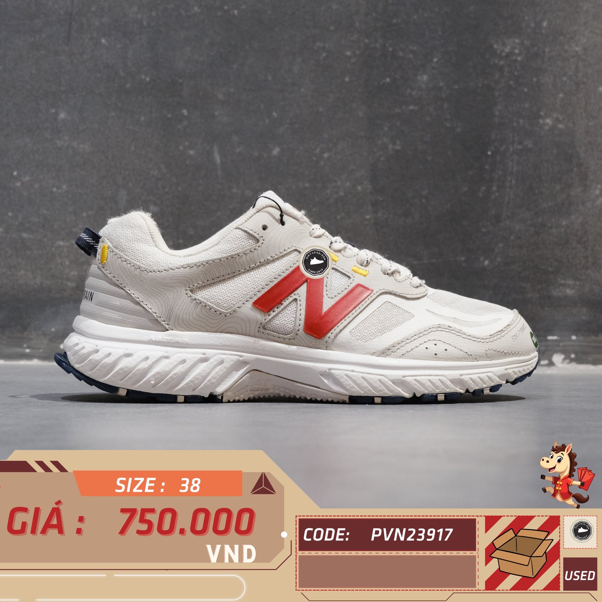 New Balance 510v4 Trail - MT510WR4 - Size 38 - GIÀY 2HAND CHÍNH HÃNG PVN23917