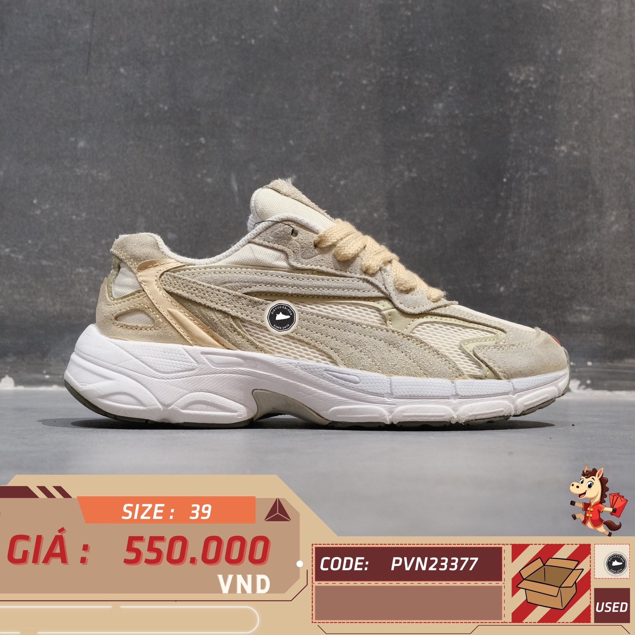 Puma Teveris Nitro - 388774 02 - Size 39 - GIÀY 2HAND CHÍNH HÃNG 23377