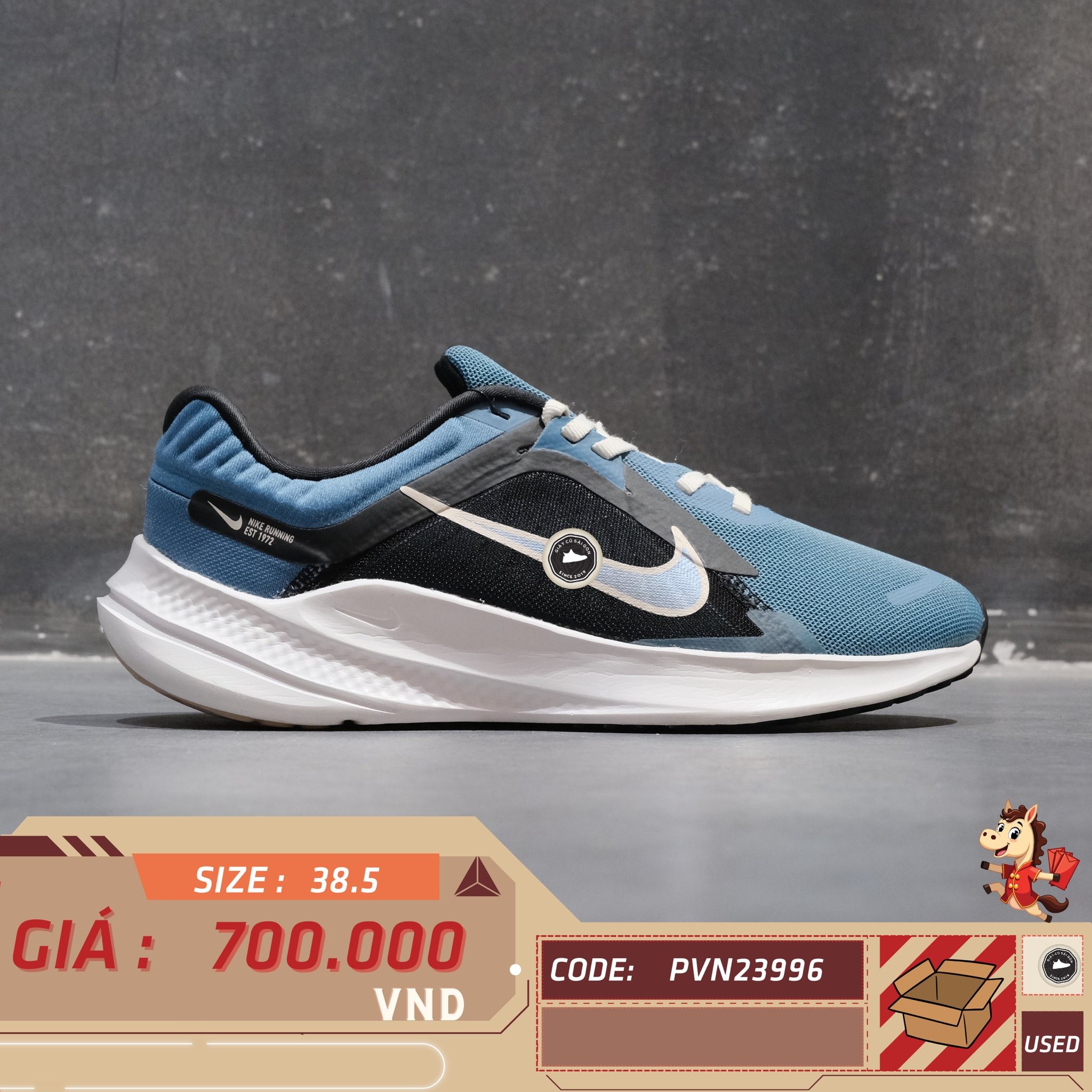 Nike Quest 5 - DD9291 400 - Size 38.5 - GIÀY 2HAND CHÍNH HÃNG 23996