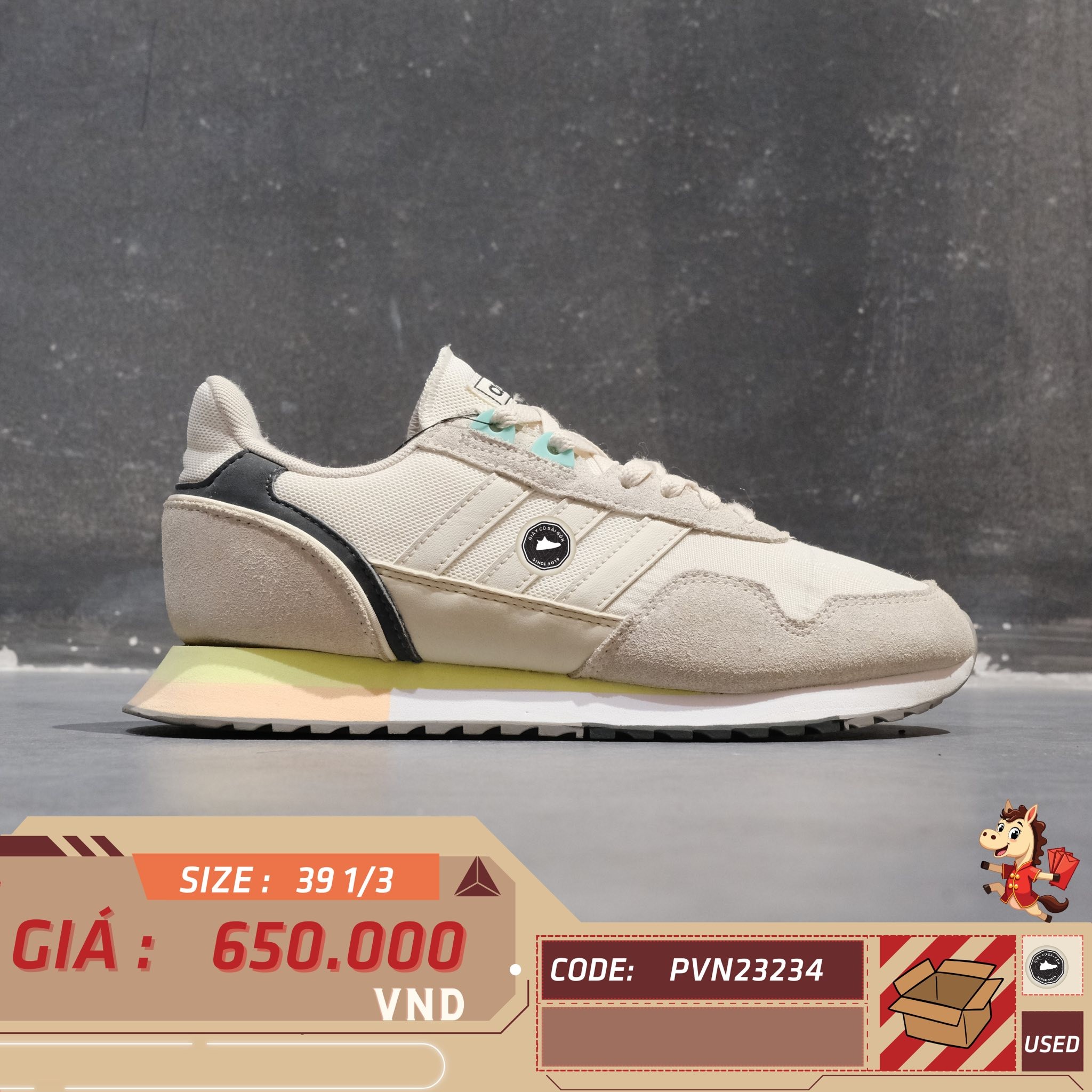 Adidas 8K 2020 - EH1442 - Size 39 1/3 - GIÀY 2HAND CHÍNH HÃNG 23234