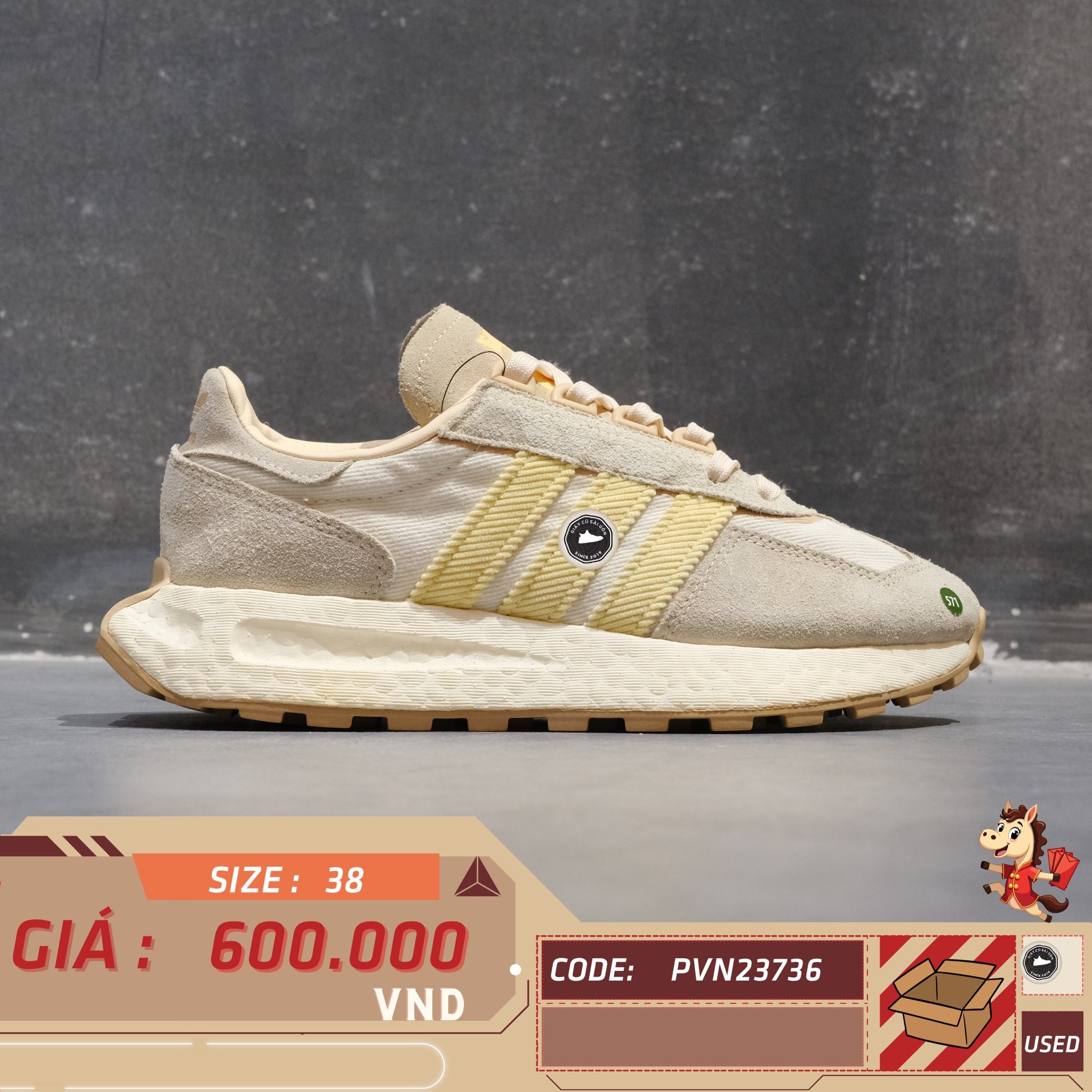Adidas Retropy E5 Rose - IE1927 - Size 38 - GIÀY 2HAND CHÍNH HÃNG 23736