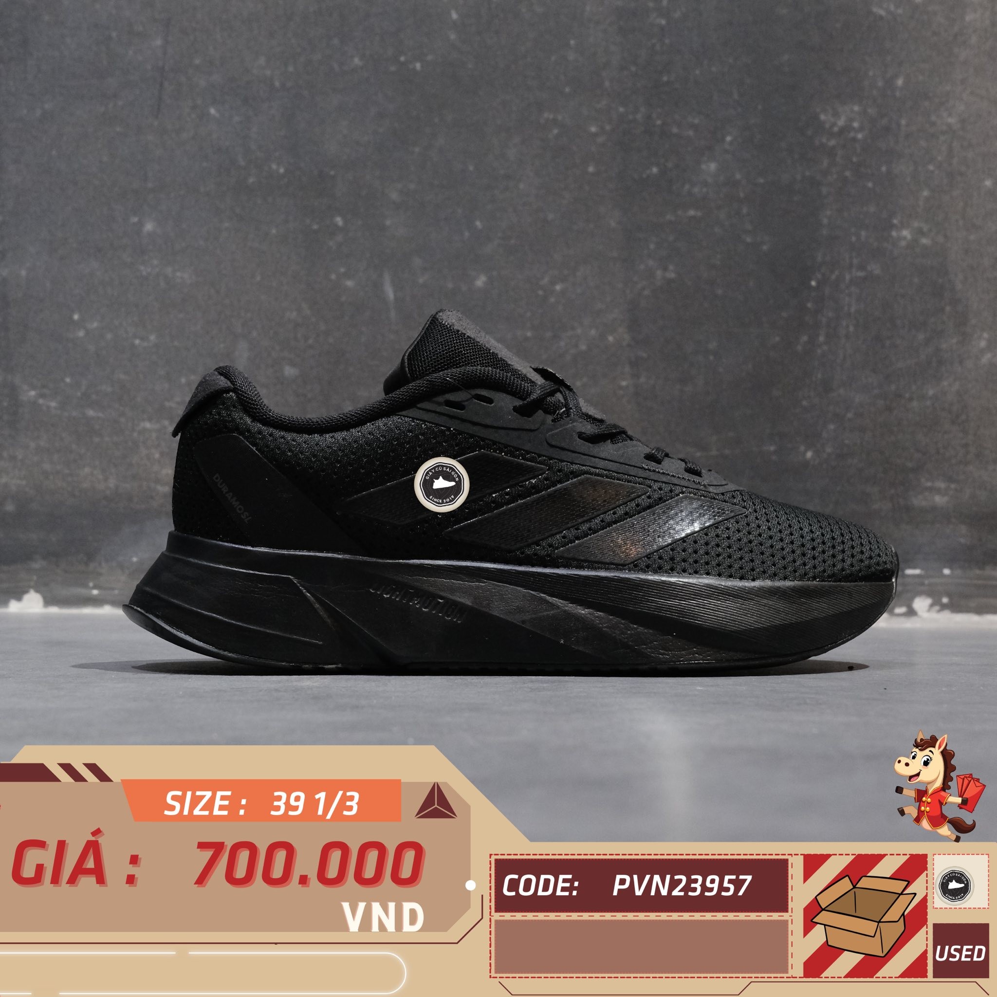 Adidas Duramo SL - IF7870 - Size 39 1/3 - GIÀY 2HAND CHÍNH HÃNG 23957