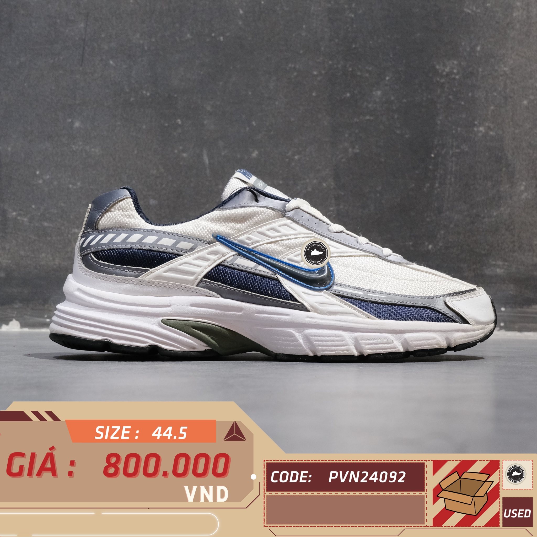 Nike Initiator - 394055 101 - Size 44.5 - GIÀY 2HAND CHÍNH HÃNG 24092