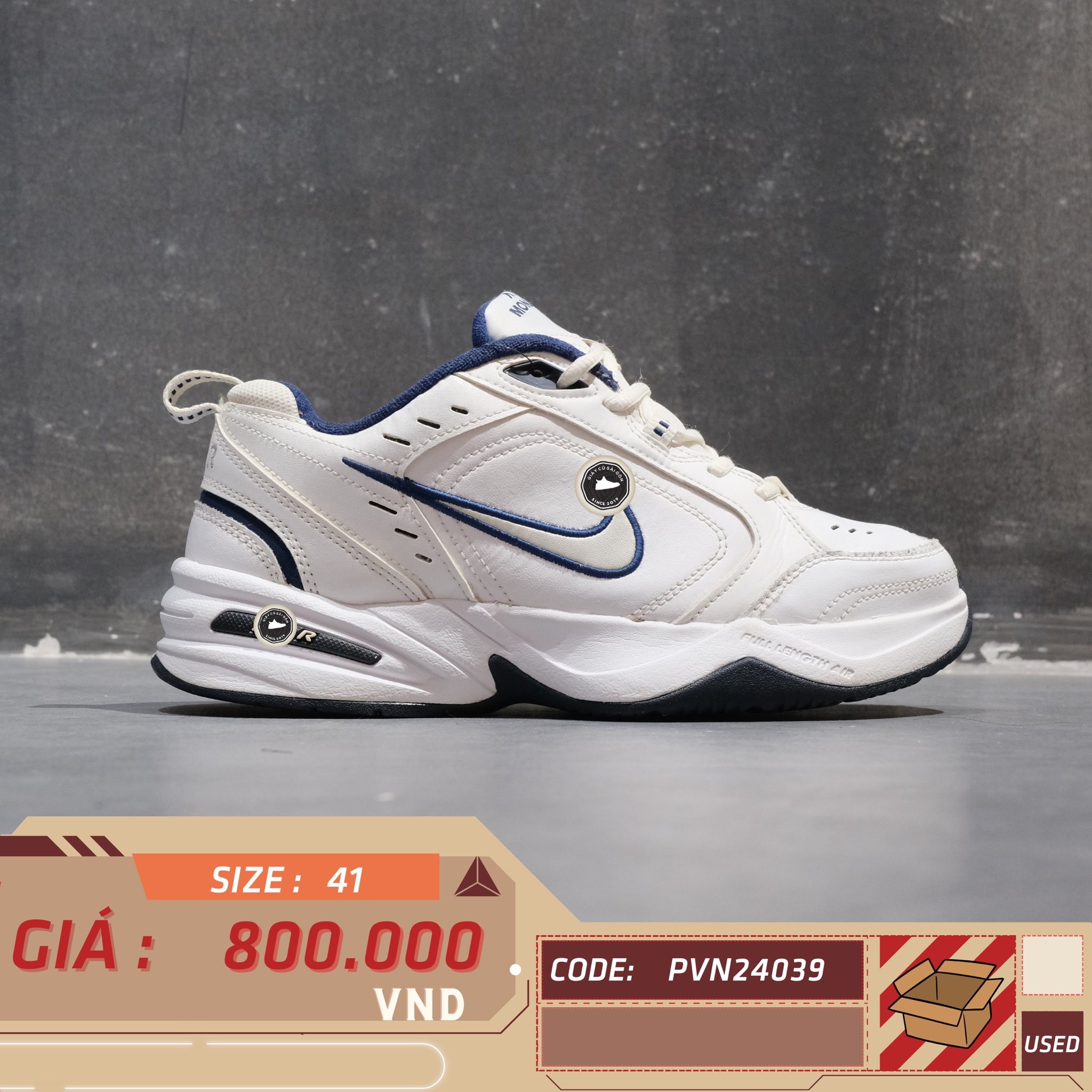 Nike Air Monarch IV - 415445 102 - Size 41 - GIÀY 2HAND CHÍNH HÃNG PVN24039