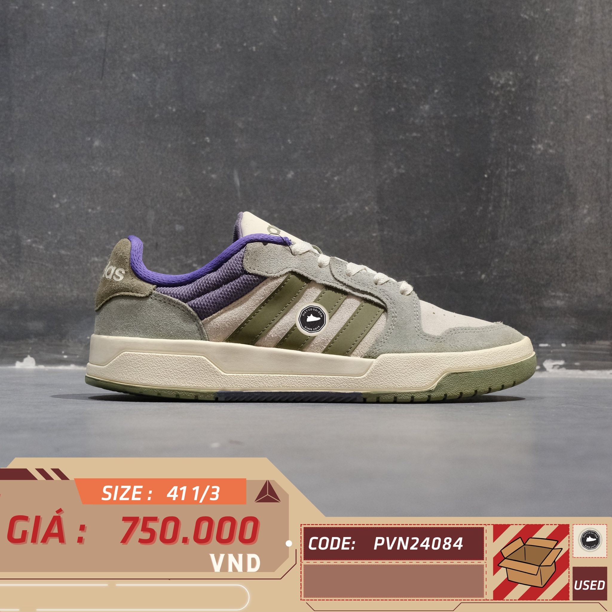 Adidas Entrap - JR8322 - Size 41 1/3 - GIÀY 2HAND CHÍNH HÃNG PVN24084