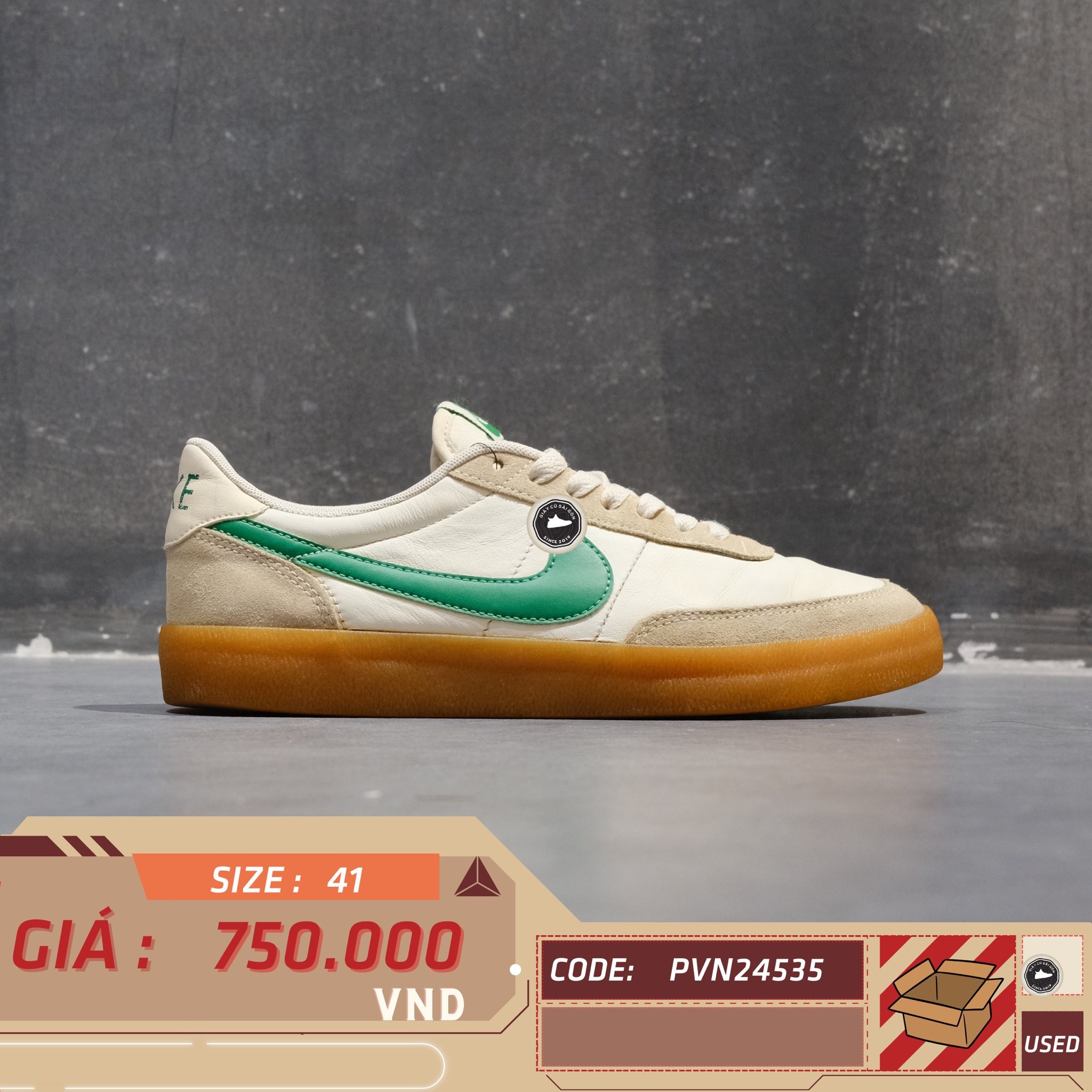 Nike Killshot 2 Leather - 432997 111 - Size 41 - GIÀY 2HAND CHÍNH HÃNG PVN24535