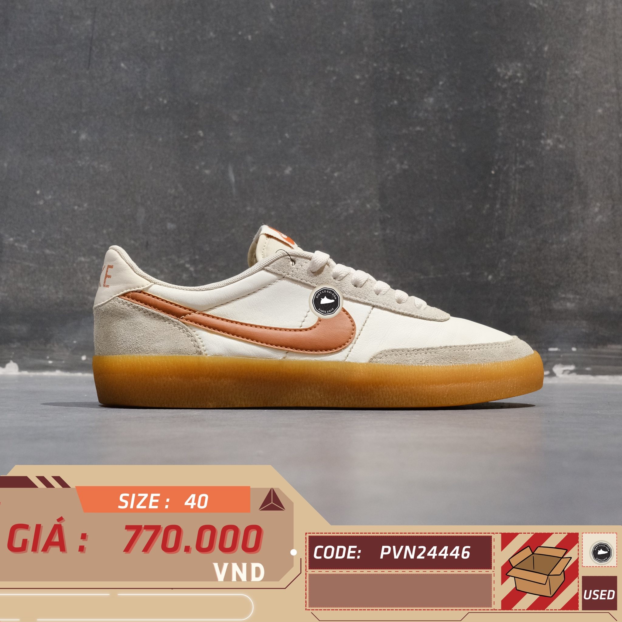 Nike Killshot 2 Leather - 432997 127 - Size 40 - GIÀY 2HAND CHÍNH HÃNG 24446