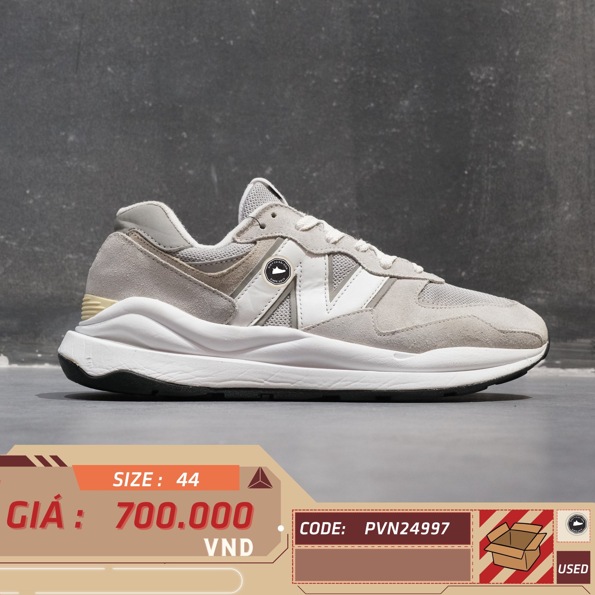 New Balance 57/40 Rain Cloud - M5740CA - Size 44 - GIÀY 2HAND CHÍNH HÃNG PVN24997