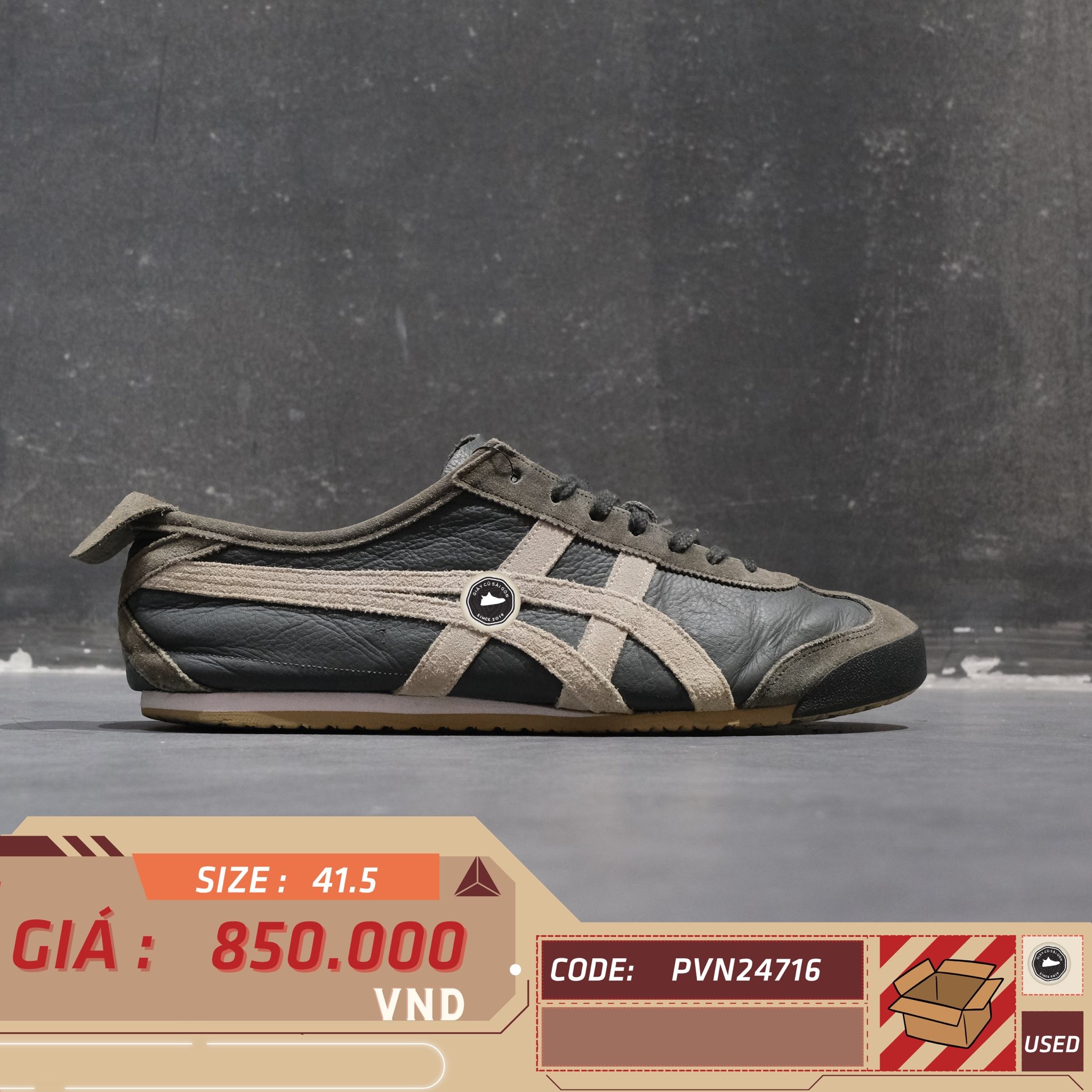 Onitsuka Tiger Mexico 66 Vintage - 1183B391 - Size 41.5 - GIÀY 2HAND CHÍNH HÃNG PVN24716