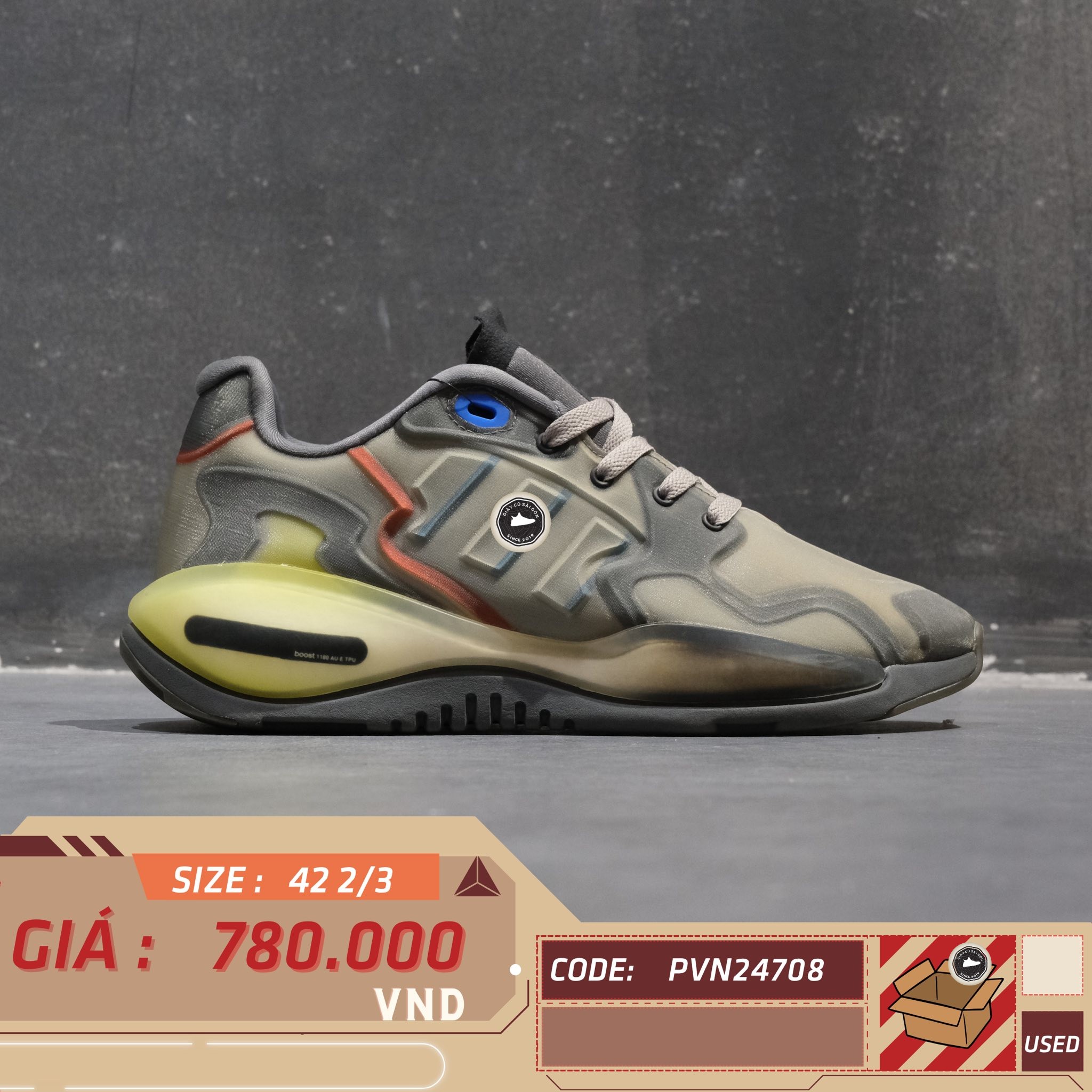 Adidas ZX Alkyne - FX6247 - Size 42 2/3 - GIÀY 2HAND CHÍNH HÃNG PVN24708