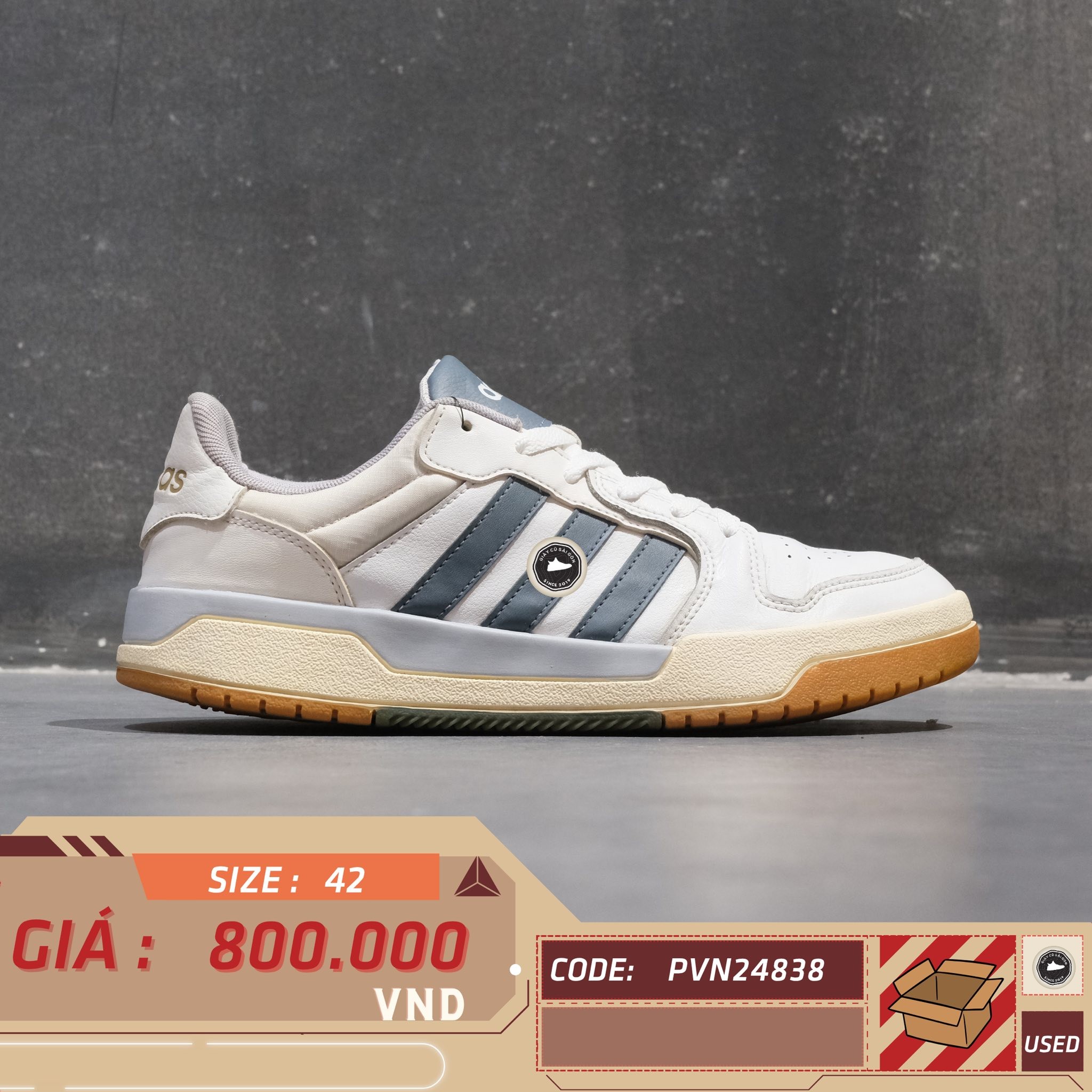 Adidas Entrap - FW3463 - Size 42 - GIÀY 2HAND CHÍNH HÃNG PVN24838