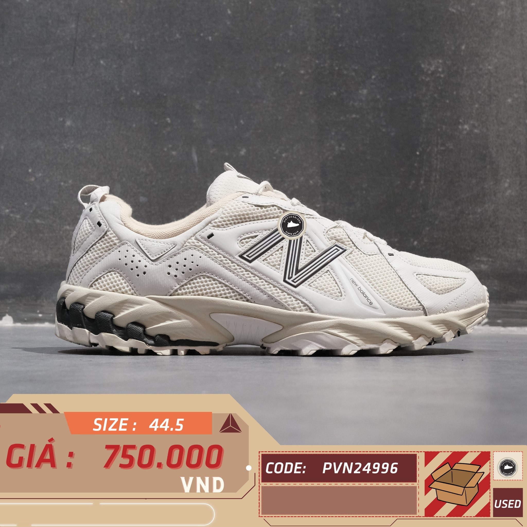 New Balance 610 - ML610TBA - Size 44.5 - GIÀY 2HAND CHÍNH HÃNG PVN24996