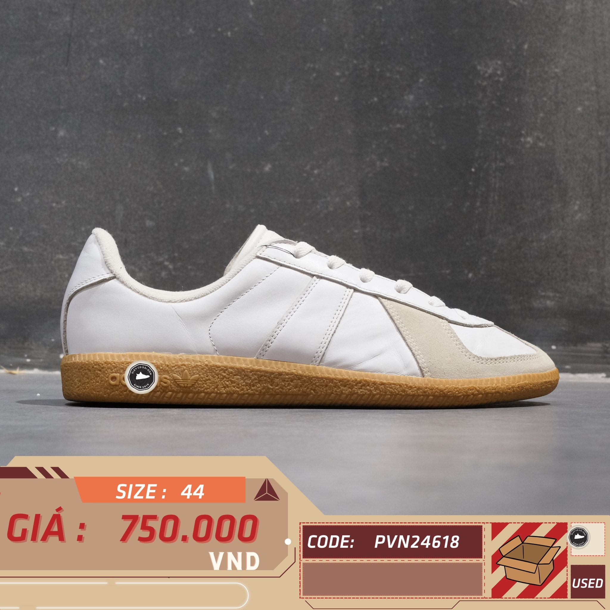 Adidas BW Army Footwear White - BZ0579 - Size 44 - GIÀY 2HAND CHÍNH HÃNG PVN24618