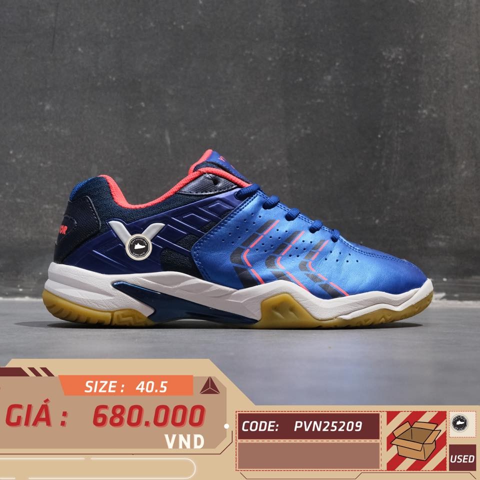 Victor A170 Blue - SH-A170 - 40.5 - GIÀY 2HAND CHÍNH HÃNG PVN25209