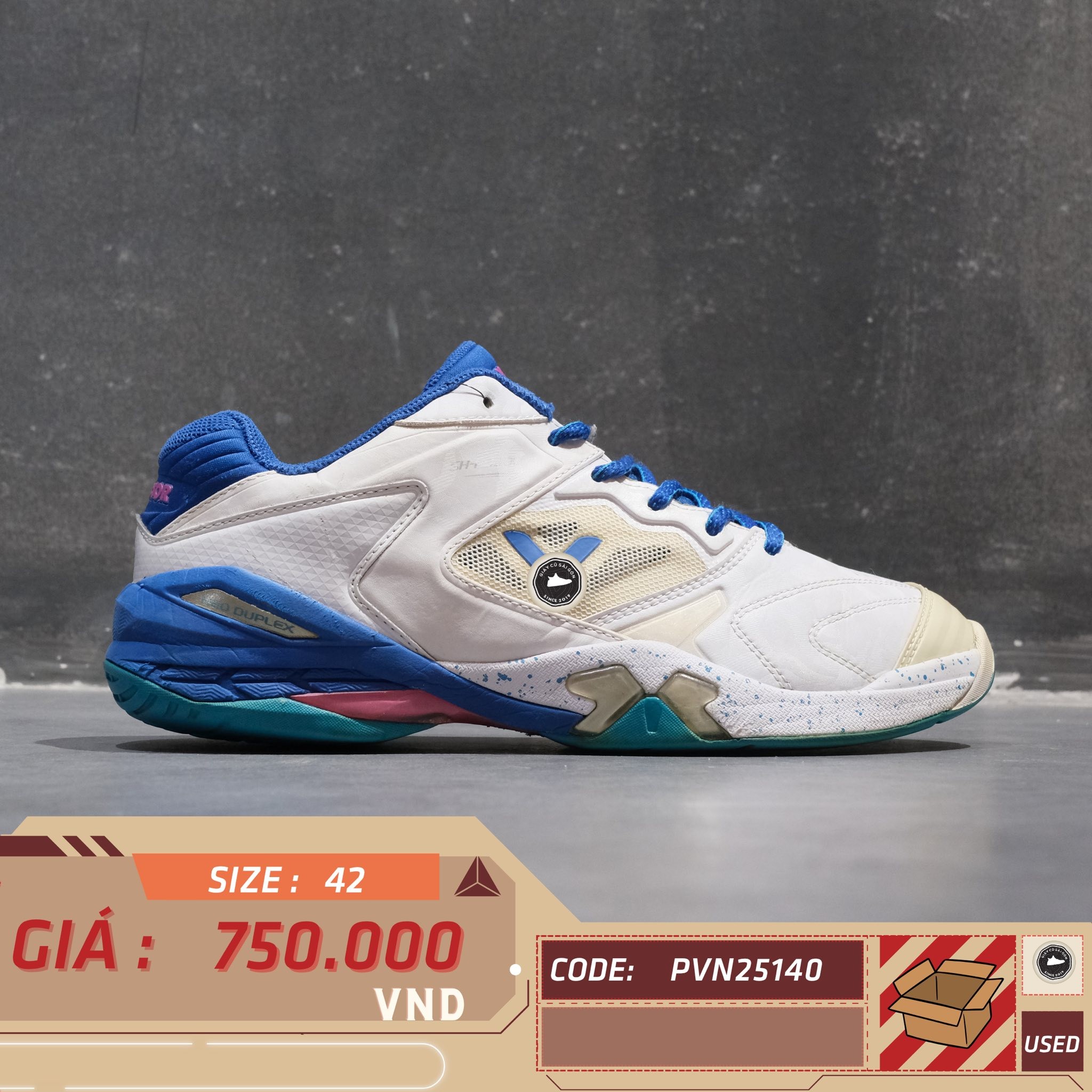 Victor SH-P9200 - SH P9200 - Size 42 - GIÀY 2HAND CHÍNH HÃNG PVN25140