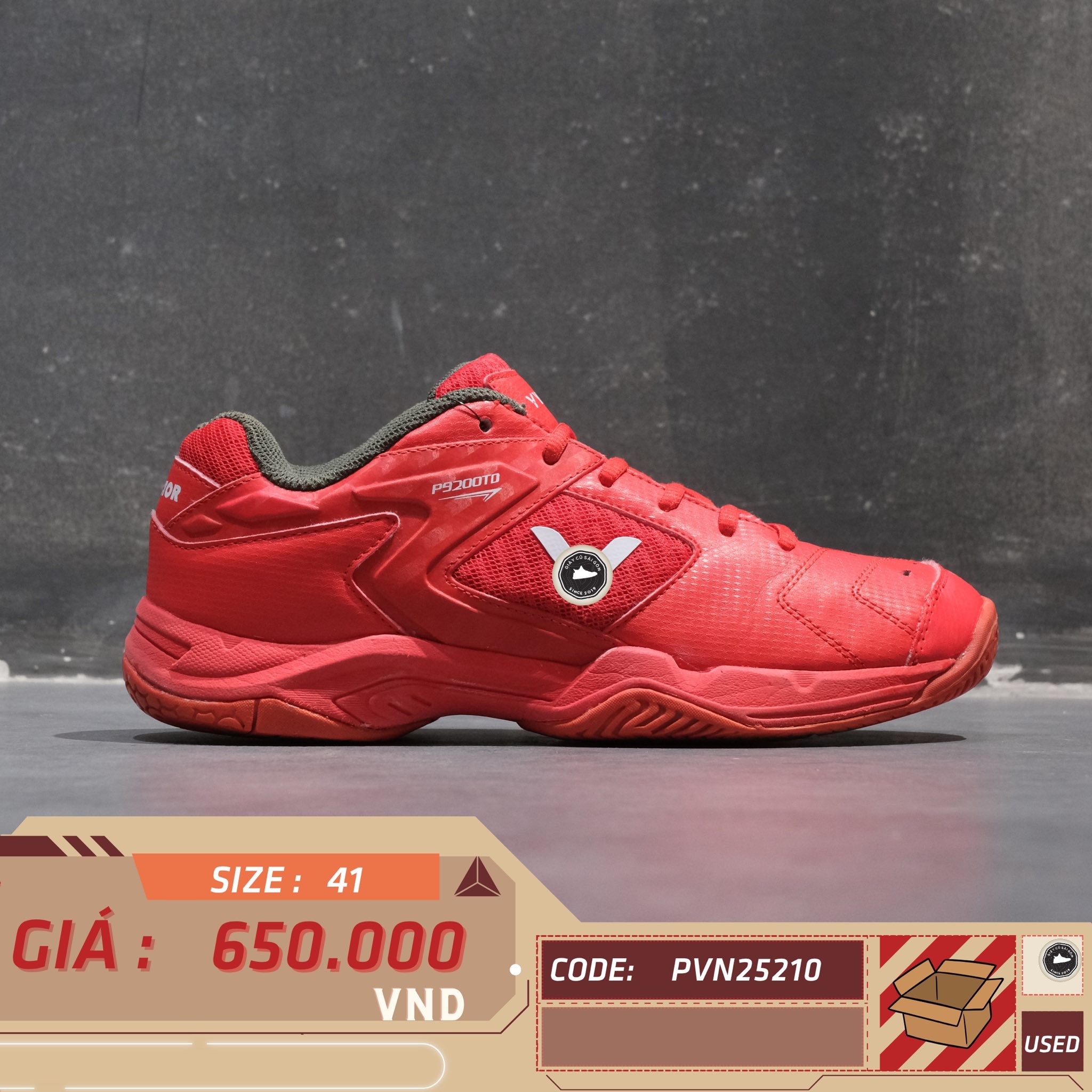 Victor P9200TD - P9200TD - Size 41 - GIÀY 2HAND CHÍNH HÃNG PVN25210