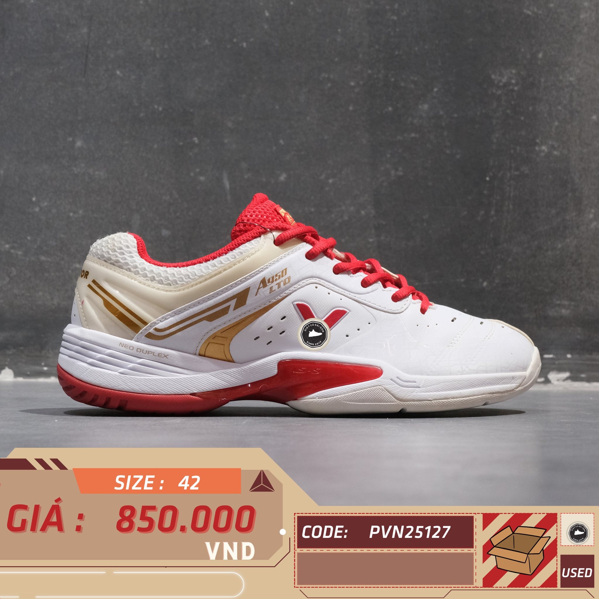 Giày Cầu Lông Victor A950LTD - A950LTD - Size 42 - GIÀY 2HAND CHÍNH HÃNG PVN25127
