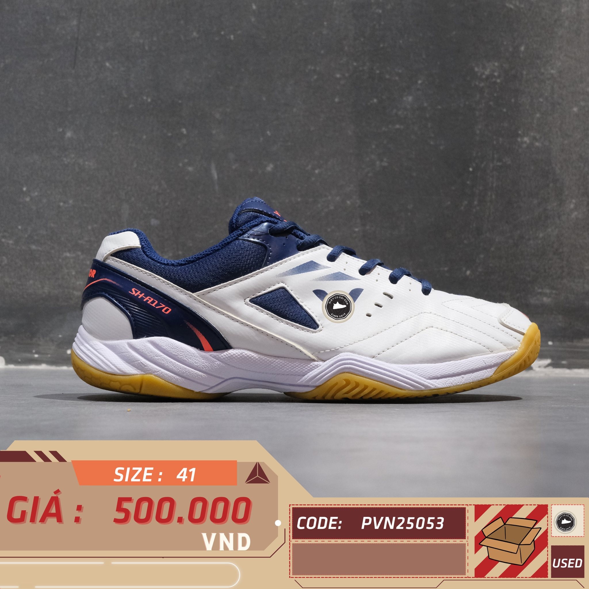 Victor SH-A170 - SHA170 - Size 41 - GIÀY 2HAND CHÍNH HÃNG PVN25053