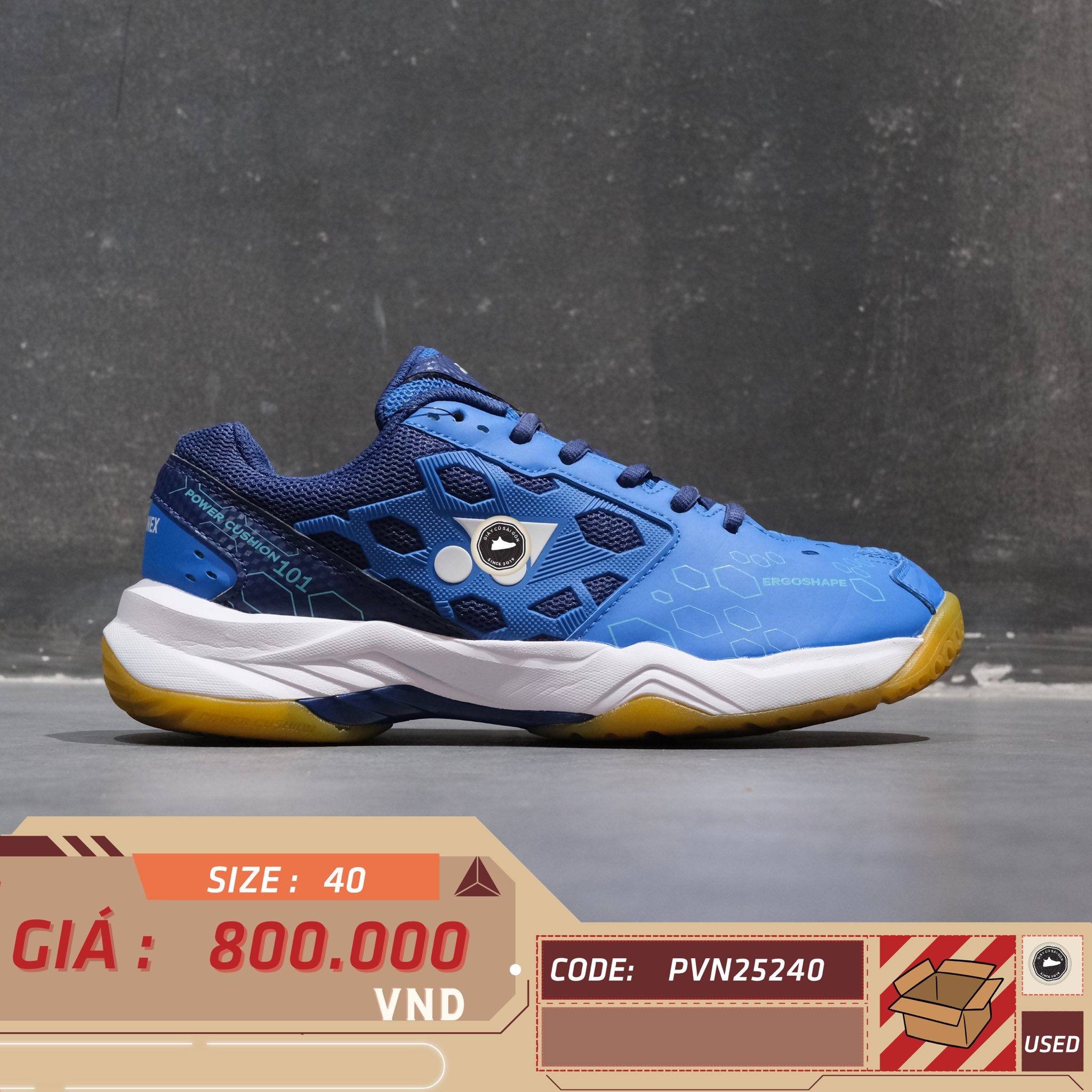 Yonex Power Cushion 101 - SHB101 - Size 40 - GIÀY 2HAND CHÍNH HÃNG PVN25240