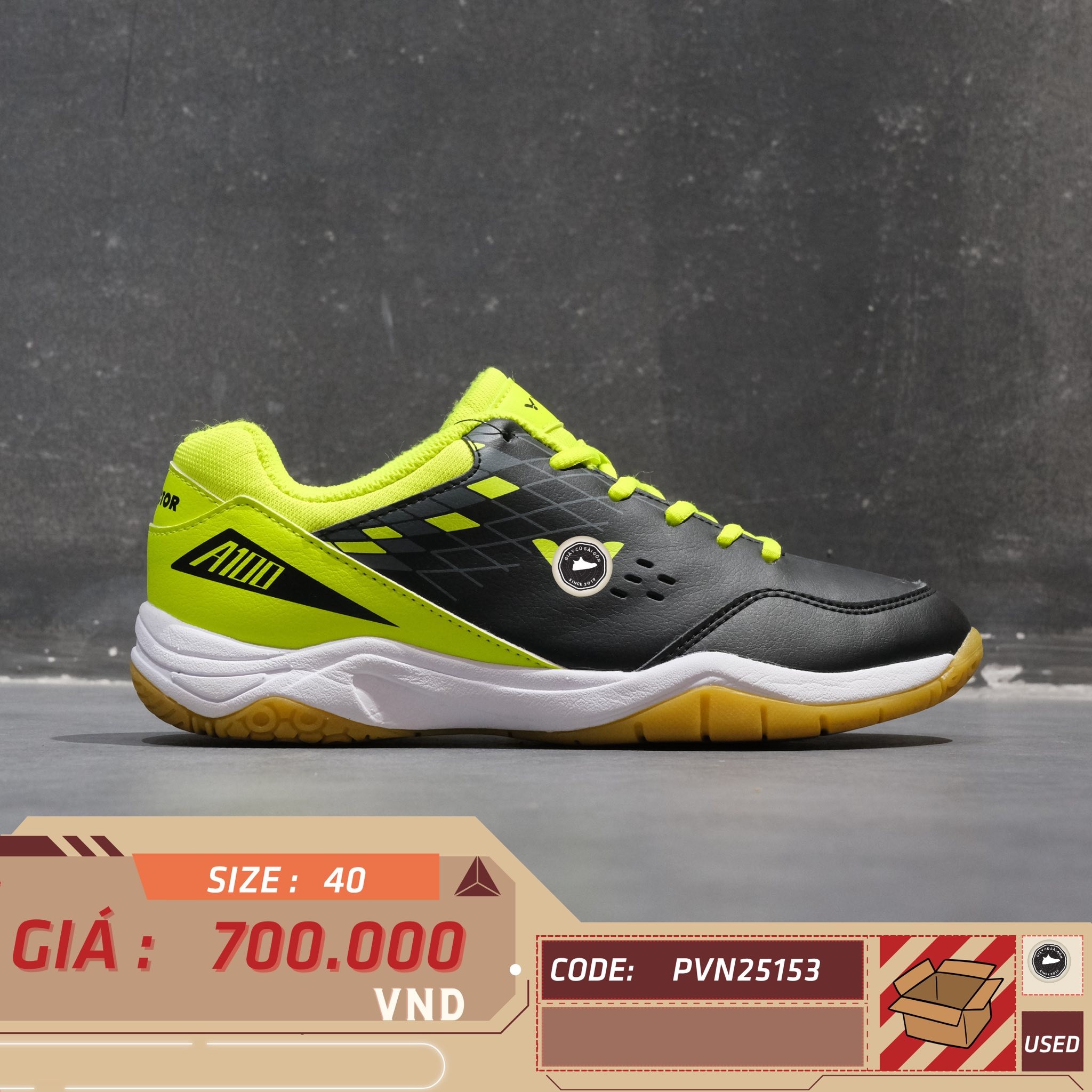 Victor A100 - VICTOR A100 - Size 40 - GIÀY 2HAND CHÍNH HÃNG 25153