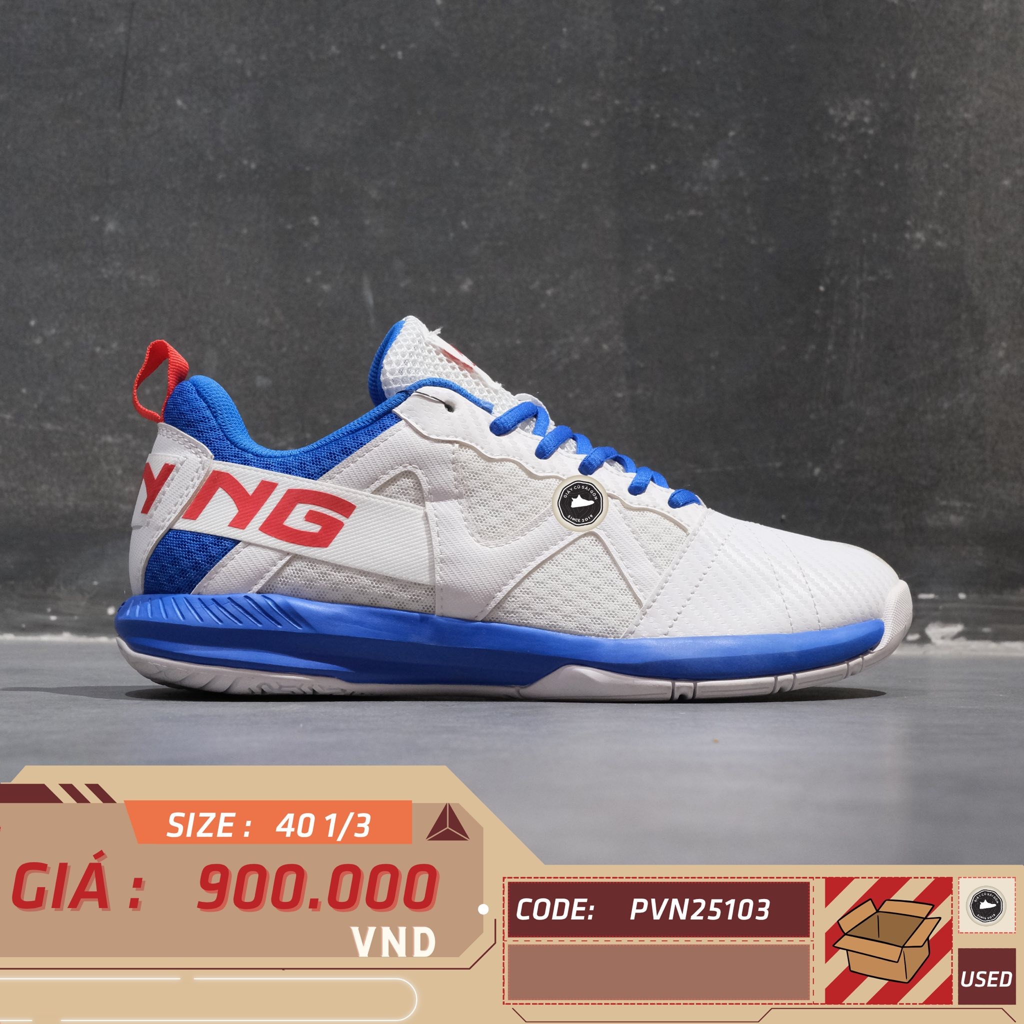 Li-Ning Aero Flow - AYTV075-1 - Size 40 1/3 - GIÀY 2HAND CHÍNH HÃNG PVN25103