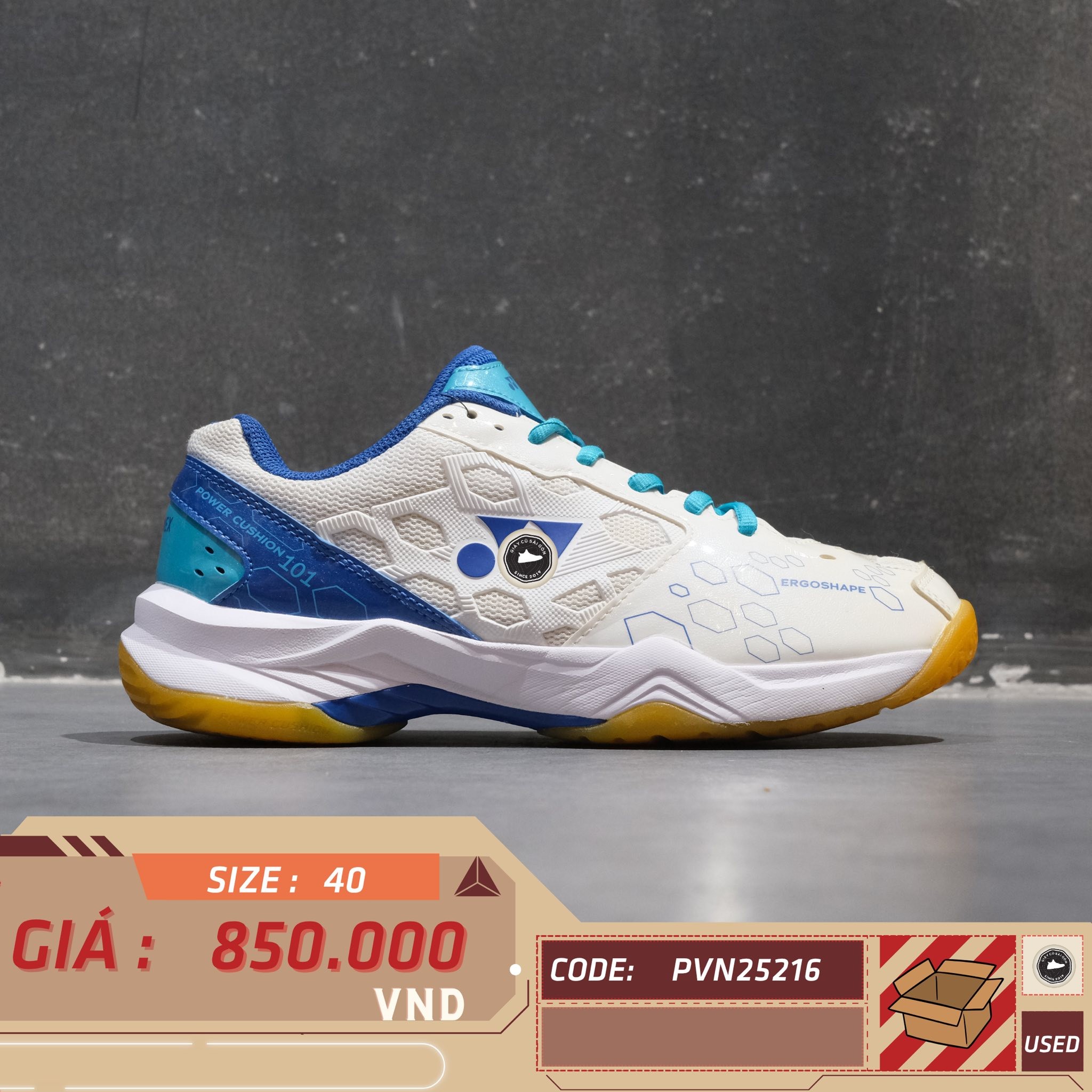 Yonex Power Cushion 101 - SHB101CR - Size 40 - GIÀY 2HAND CHÍNH HÃNG PVN25216