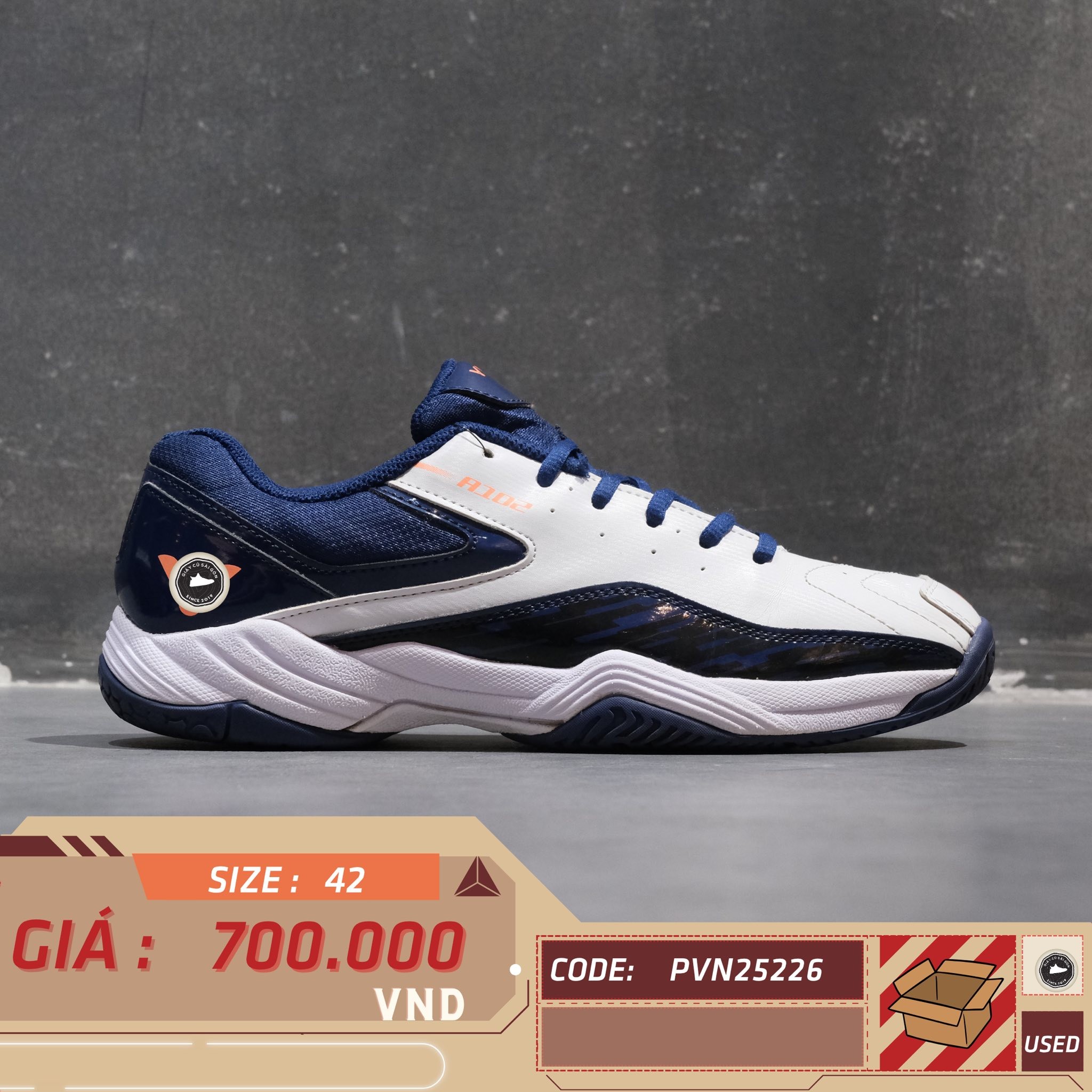 Giày Cầu Lông Victor A102 - VICTOR A102 - Size 42 - GIÀY 2HAND CHÍNH HÃNG PVN25226