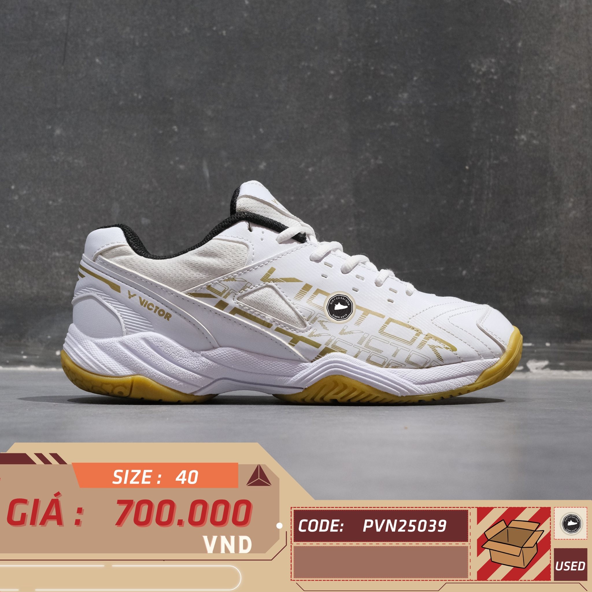 Victor A171 AX - A171 AX - Size 40 - GIÀY 2HAND CHÍNH HÃNG PVN25039