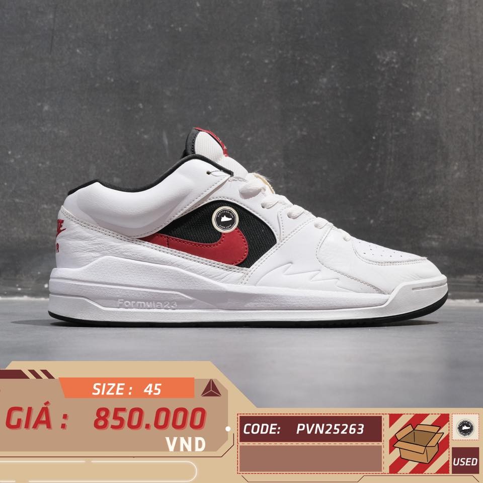Jordan Stadium 90 White Gym Red - DX4397-116 - Size 45 - GIÀY 2HAND CHÍNH HÃNG PVN25263