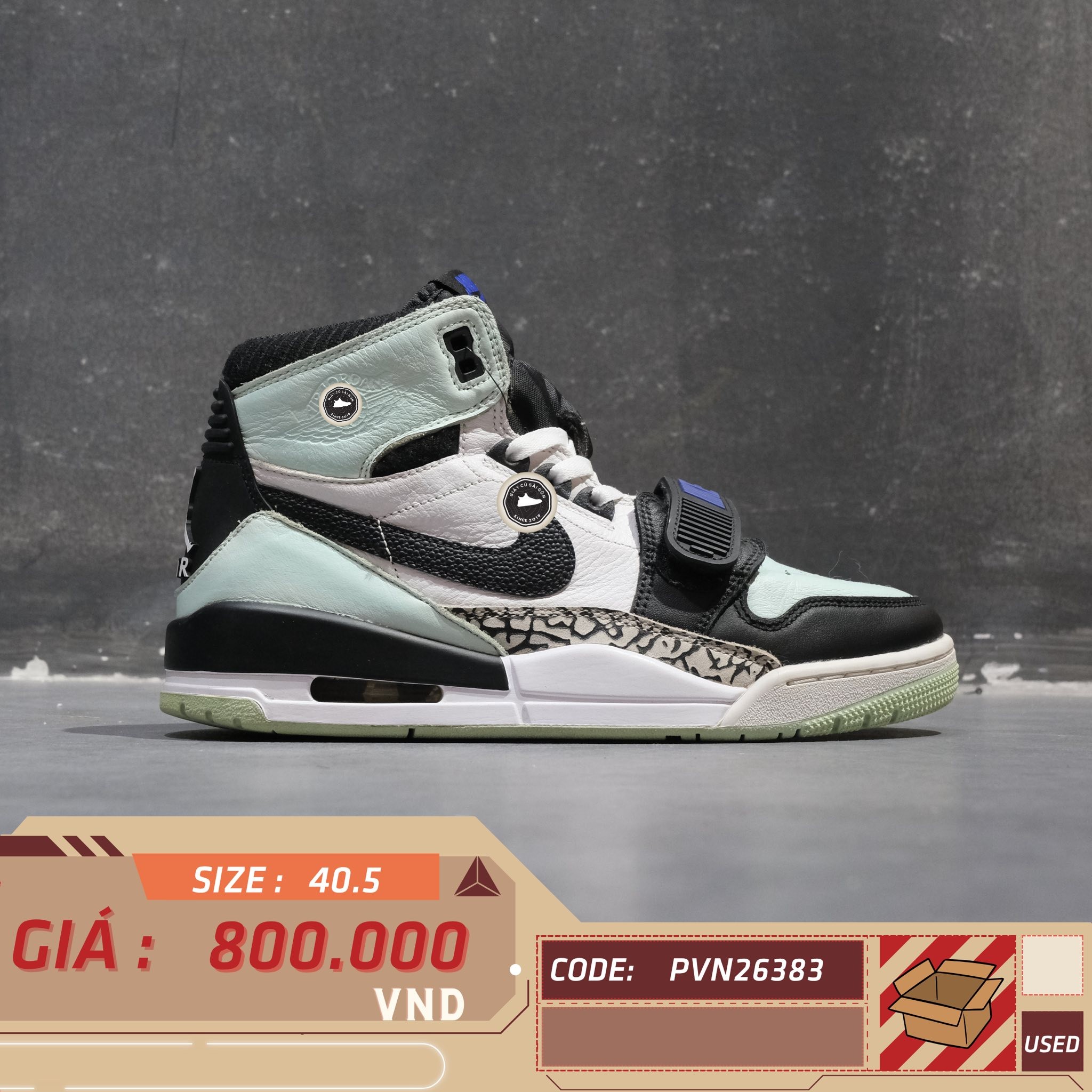 Jordan Legacy 312 High Exploration Unit - AV3922-013 - Size 40.5 - GIÀY 2HAND CHÍNH HÃNG PVN26383