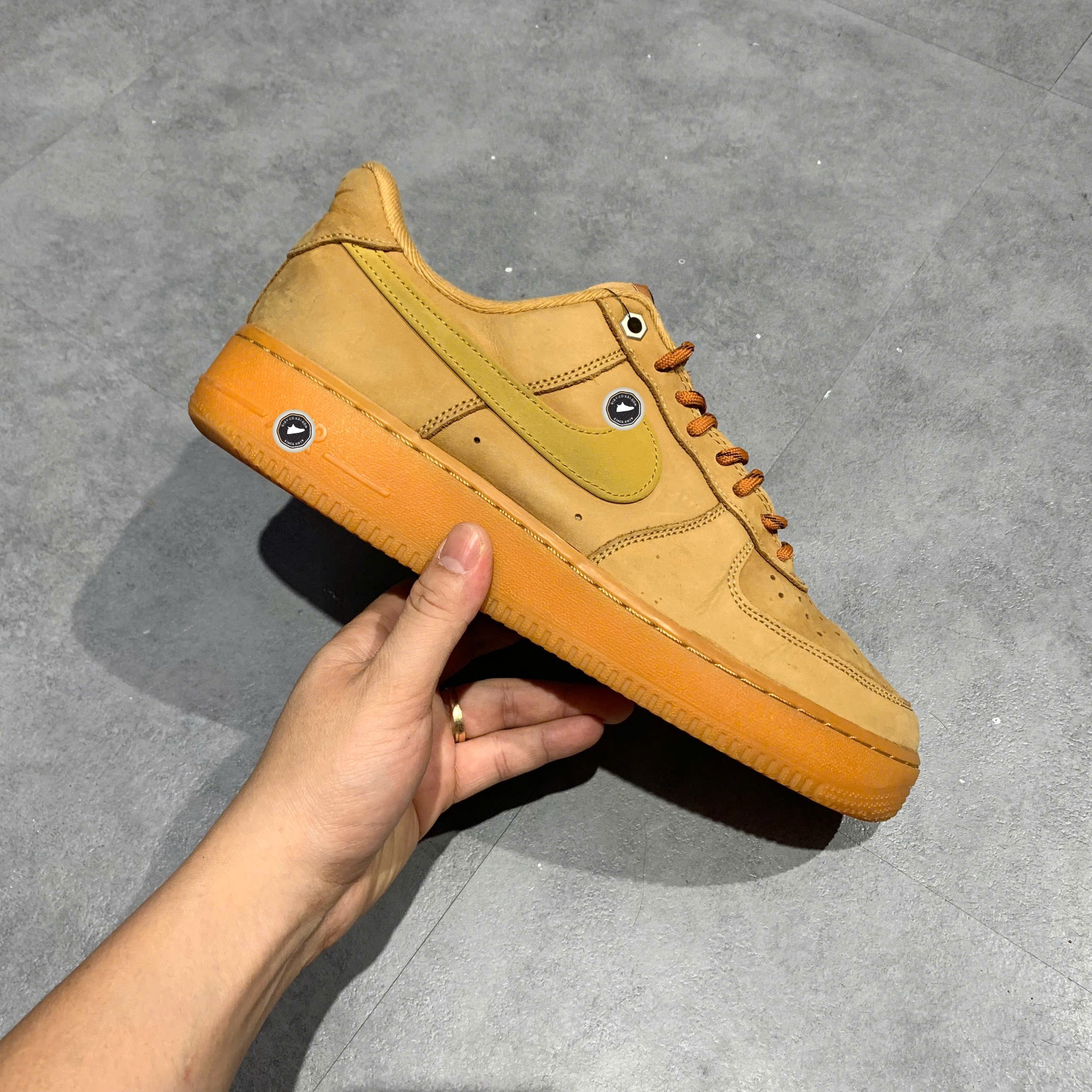 Nike Air Force 1 Low '07 WB Flax - CJ9179-200 - Size 43 - GIÀY 2HAND CHÍNH HÃNG PVN25940