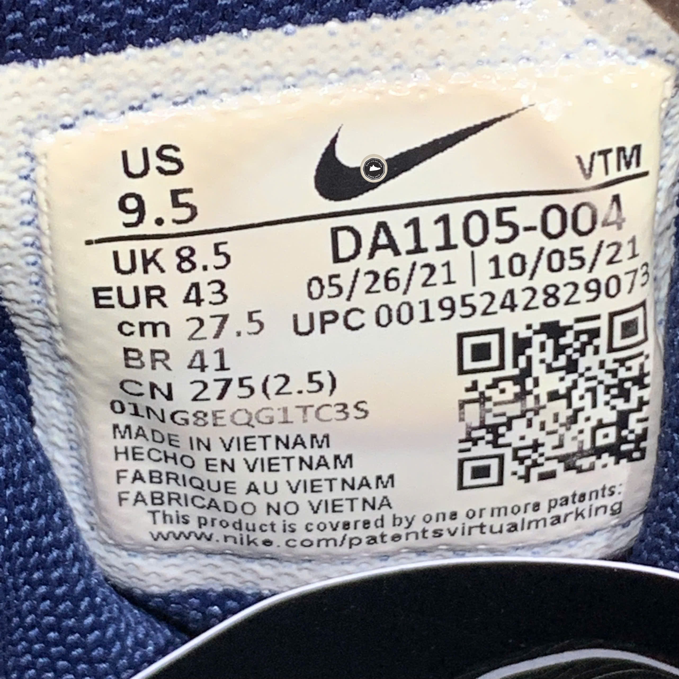 Nike Quest 4 'Black Midnight Navy' - DA1105-004 - Size 43 - GIÀY 2HAND CHÍNH HÃNG PVN26329