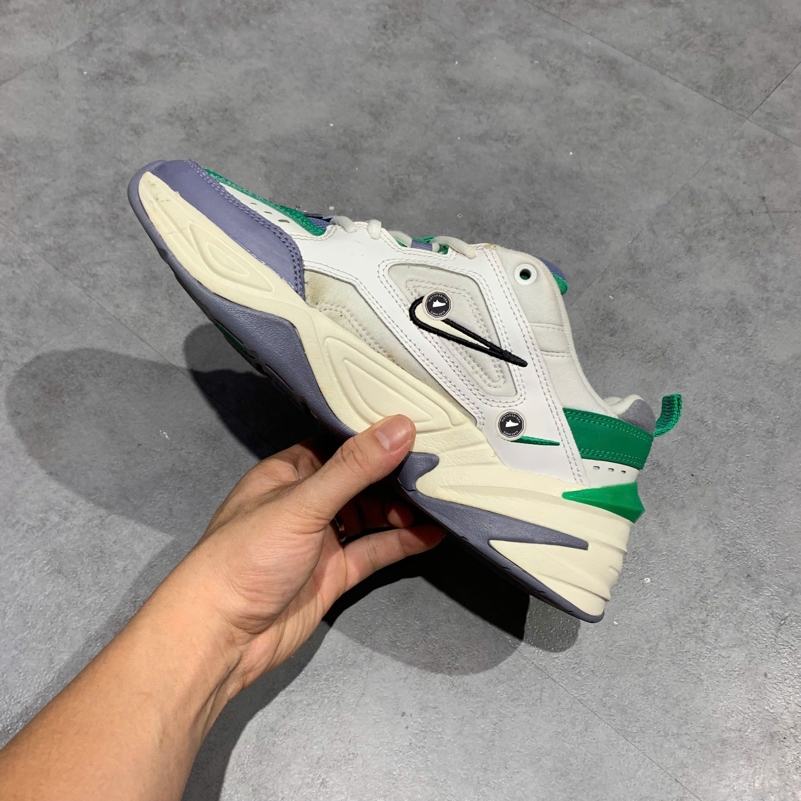 Nike M2K Tekno Platinum Tint Sail Lucid Green - AV4789-009 - Size 40 - GIÀY 2HAND CHÍNH HÃNG PVN26286