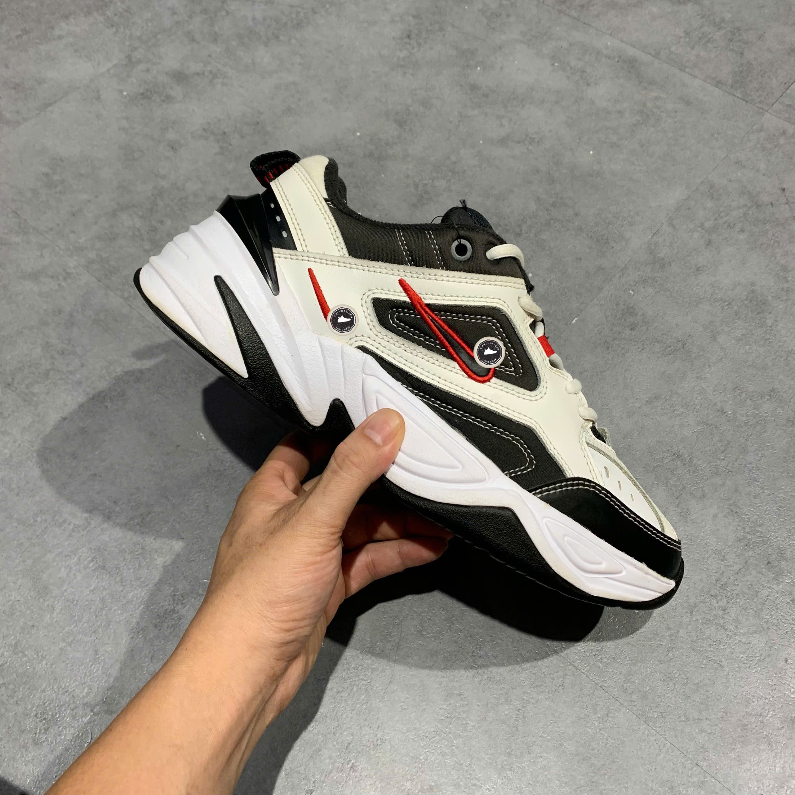 Nike M2K Tekno White Black University Red - AV4789-104 - Size 41 - GIÀY 2HAND CHÍNH HÃNG PVN26341