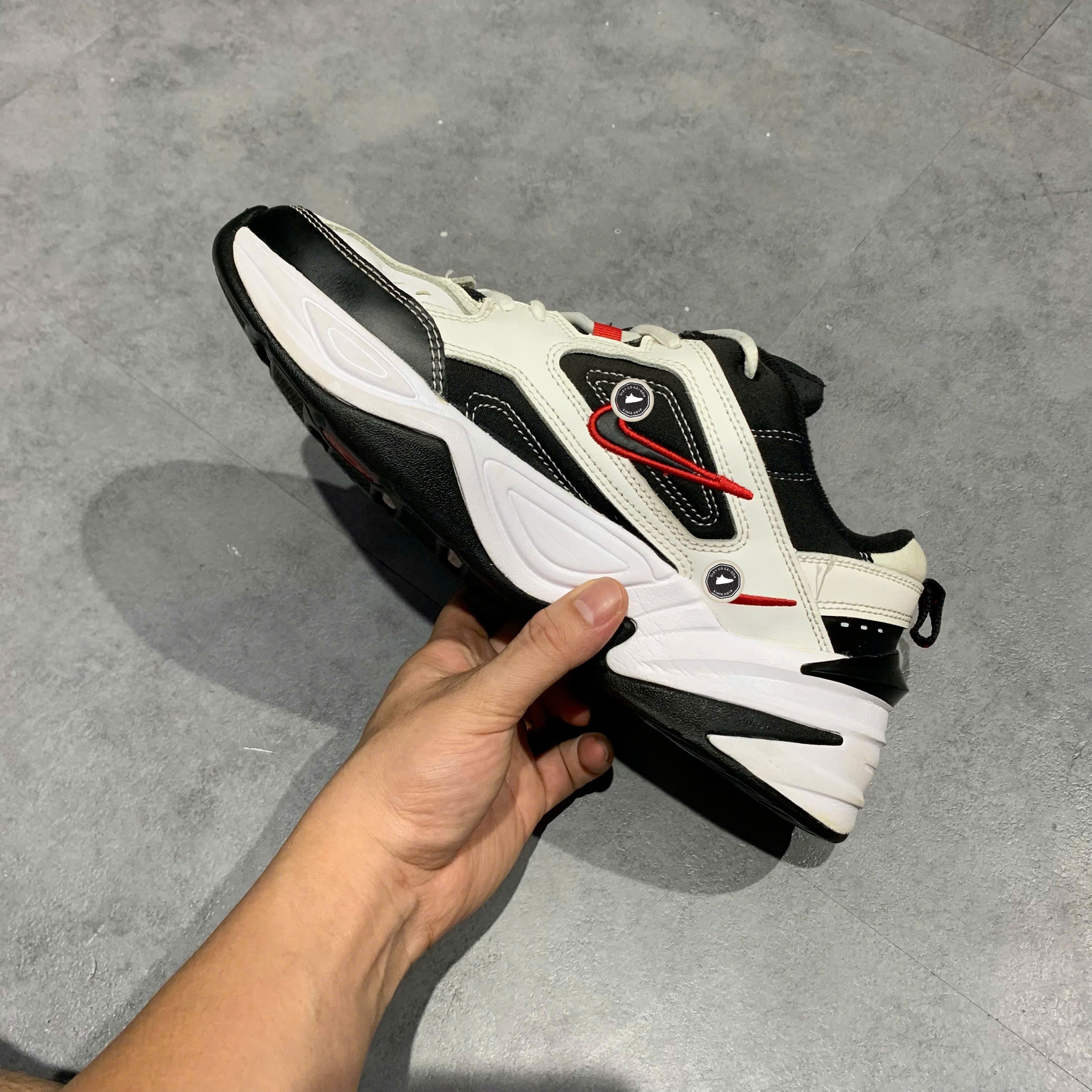 Nike M2K Tekno White Black University Red - AV4789-104 - Size 41 - GIÀY 2HAND CHÍNH HÃNG PVN26341