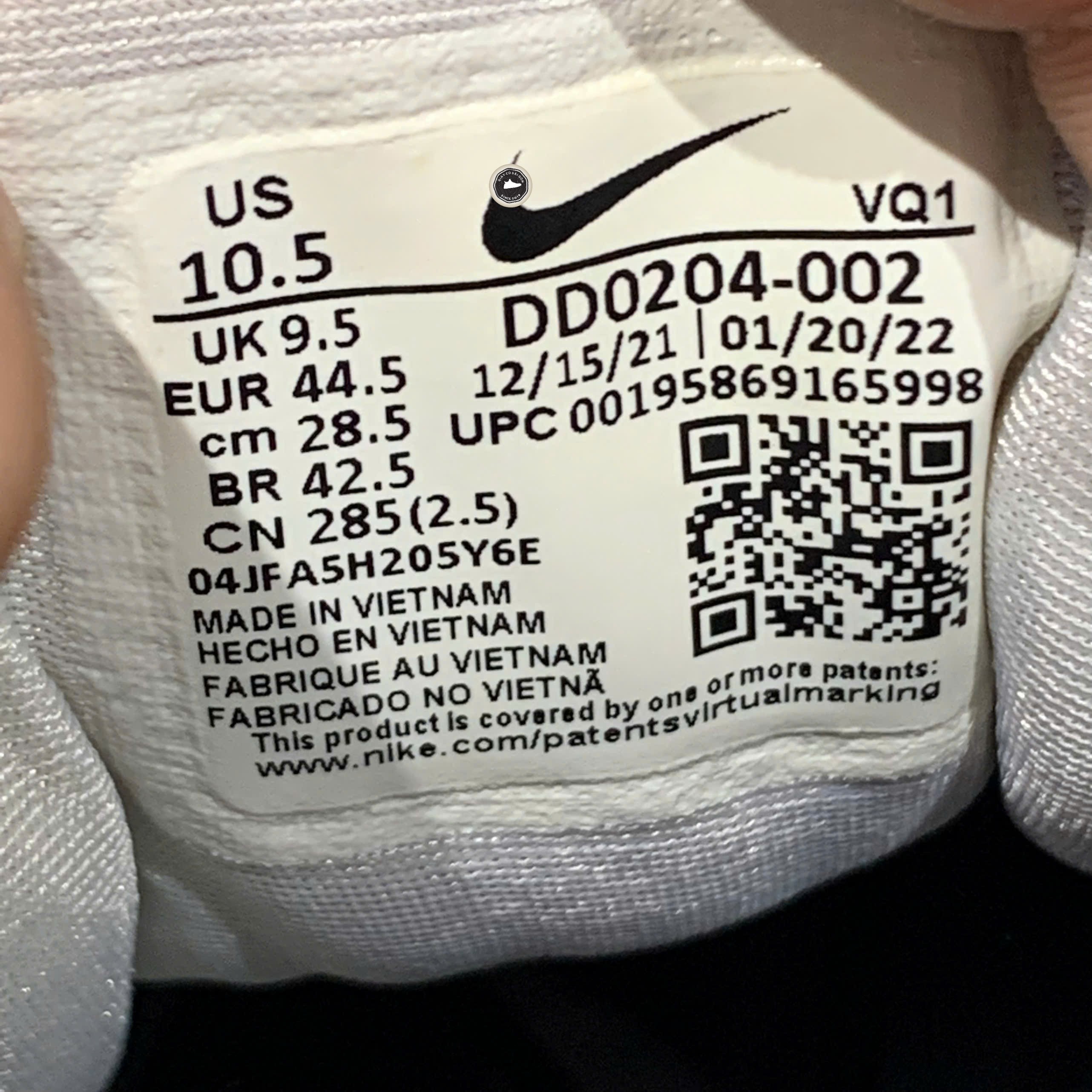 Nike Quest 5 Photon Dust Aviator Grey - DD0204-002 - Size 44.5 - GIÀY 2HAND CHÍNH HÃNG PVN25717