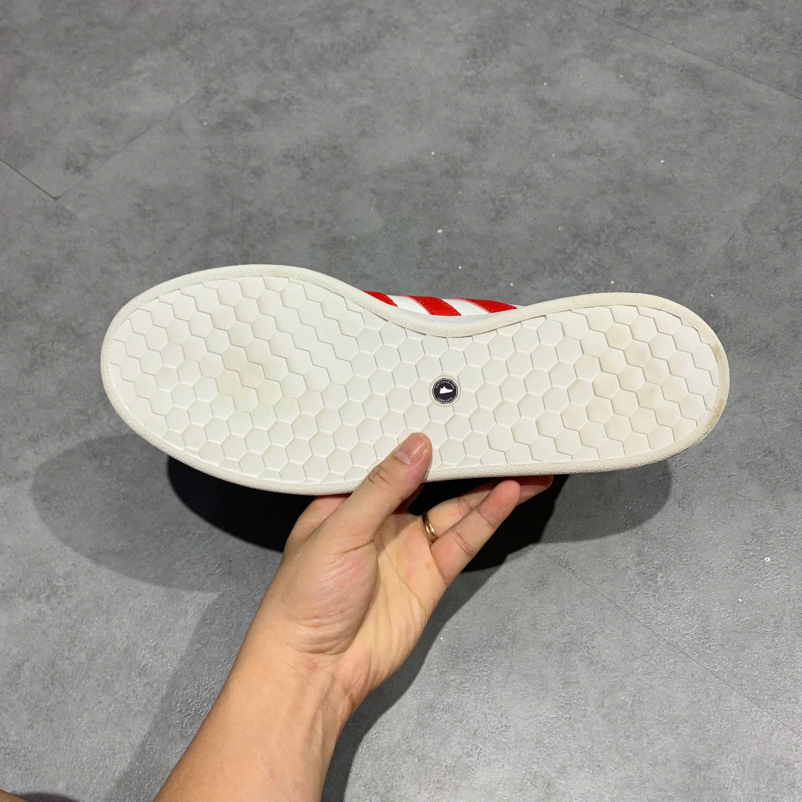 Adidas Grand Court SE White Scarlet - FY8169 - Size 45 1/3 - GIÀY 2HAND CHÍNH HÃNG PVN25743