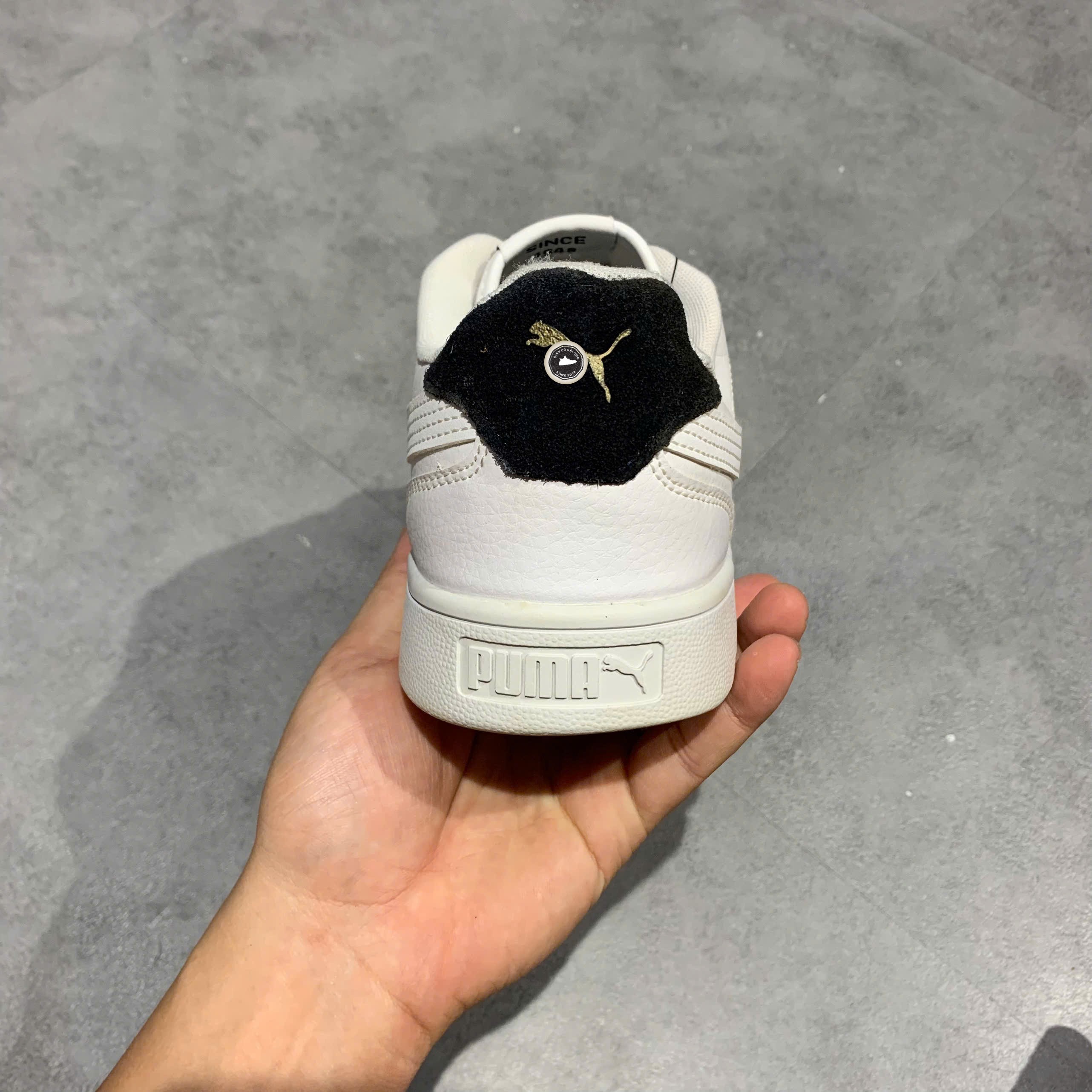Puma Shuffle White Black Gold - 309668-01 - Size 46 - GIÀY 2HAND CHÍNH HÃNG PVN25715