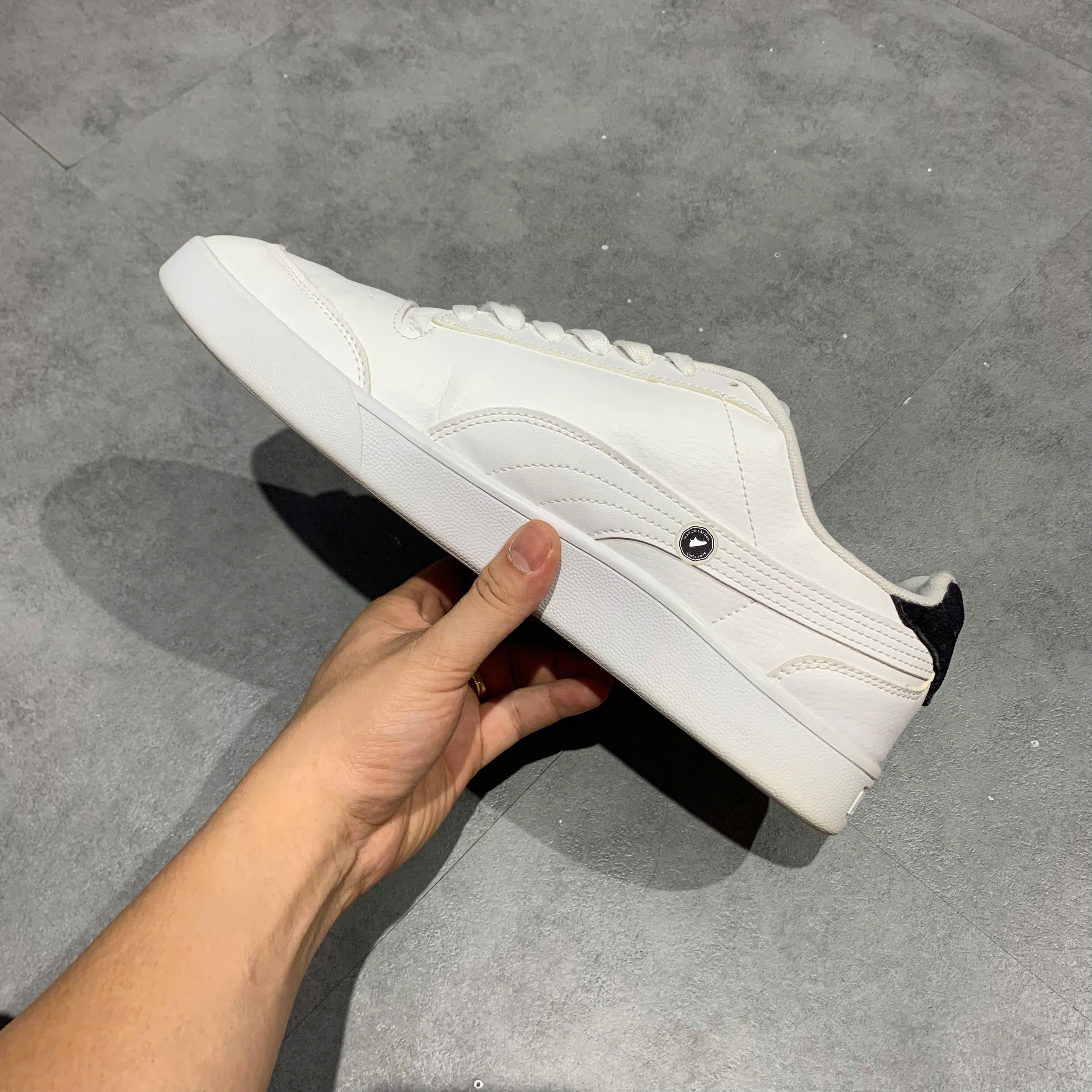 Puma Shuffle White Black Gold - 309668-01 - Size 46 - GIÀY 2HAND CHÍNH HÃNG PVN25715