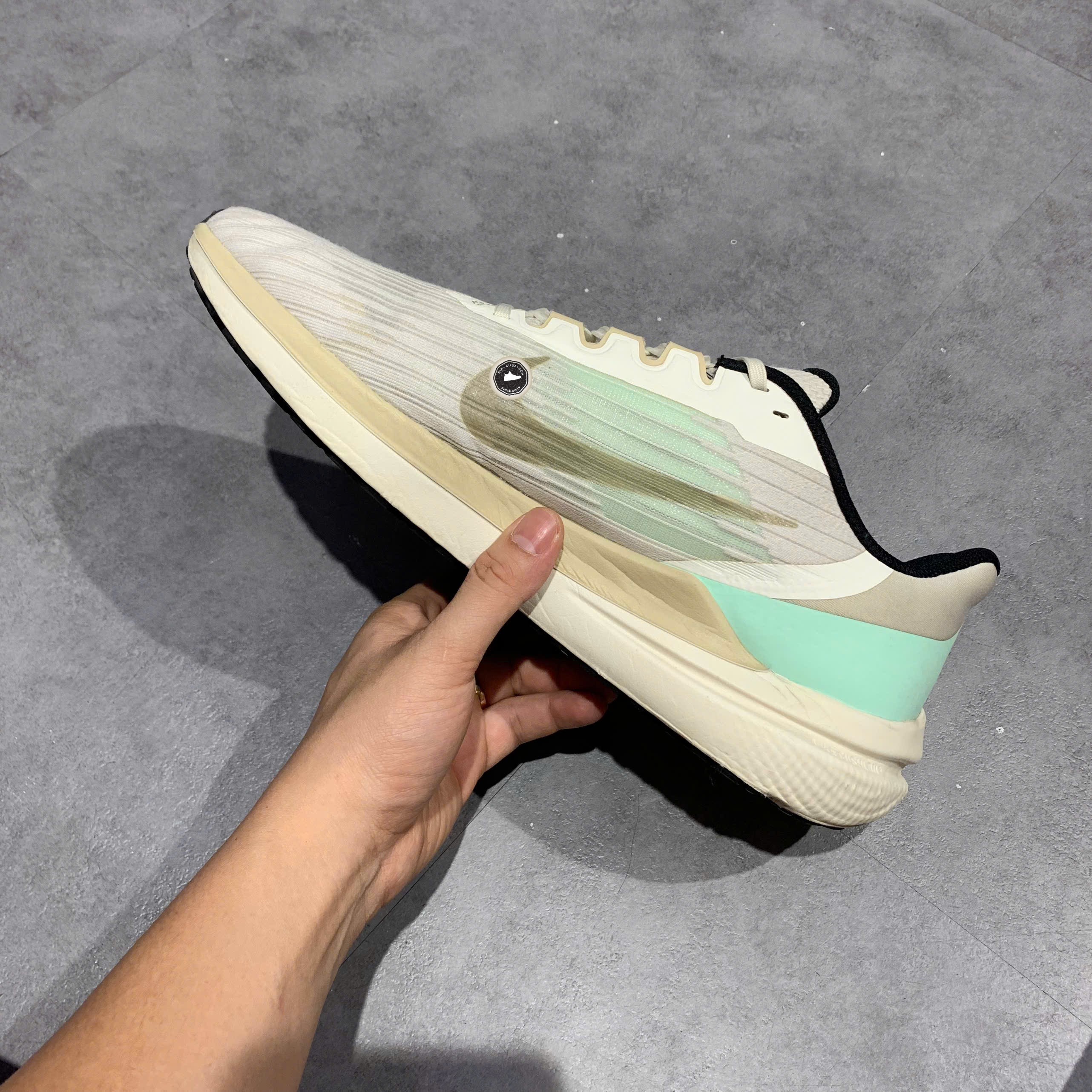 Nike Air Zoom Winflo 9 Light Bone Mint Foam - DV9121-011 - Size 46 - GIÀY 2HAND CHÍNH HÃNG PVN25738