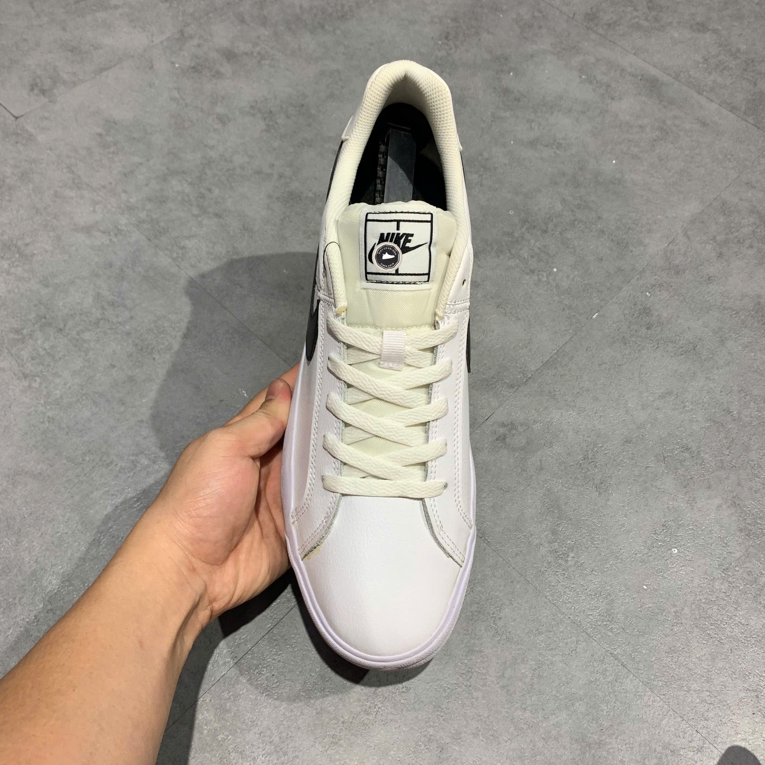 Nike Court Royale AC White Black - BQ4222-103 - Size 45 - GIÀY 2HAND CHÍNH HÃNG PVN25911