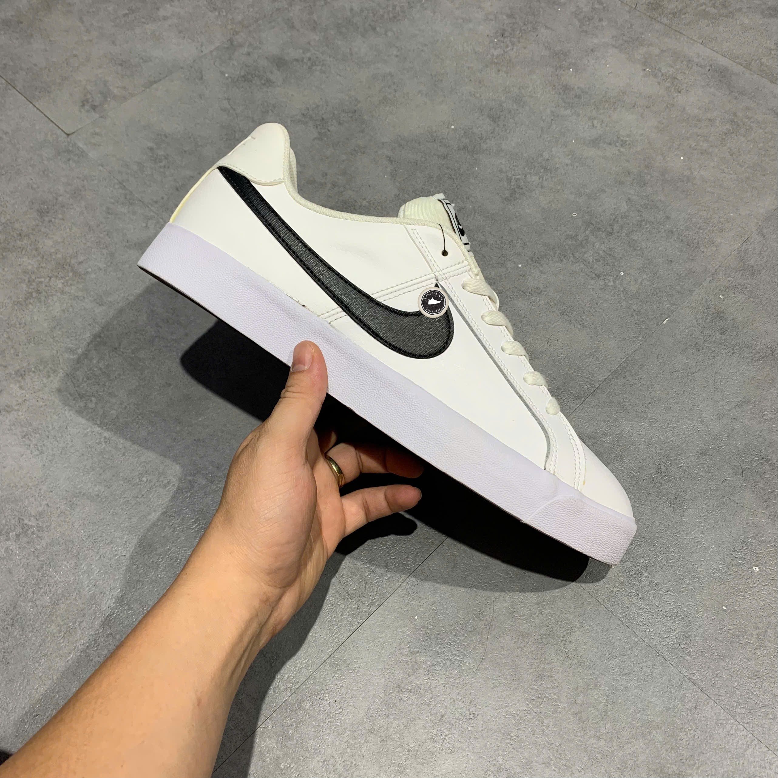 Nike Court Royale AC White Black - BQ4222-103 - Size 45 - GIÀY 2HAND CHÍNH HÃNG PVN25911