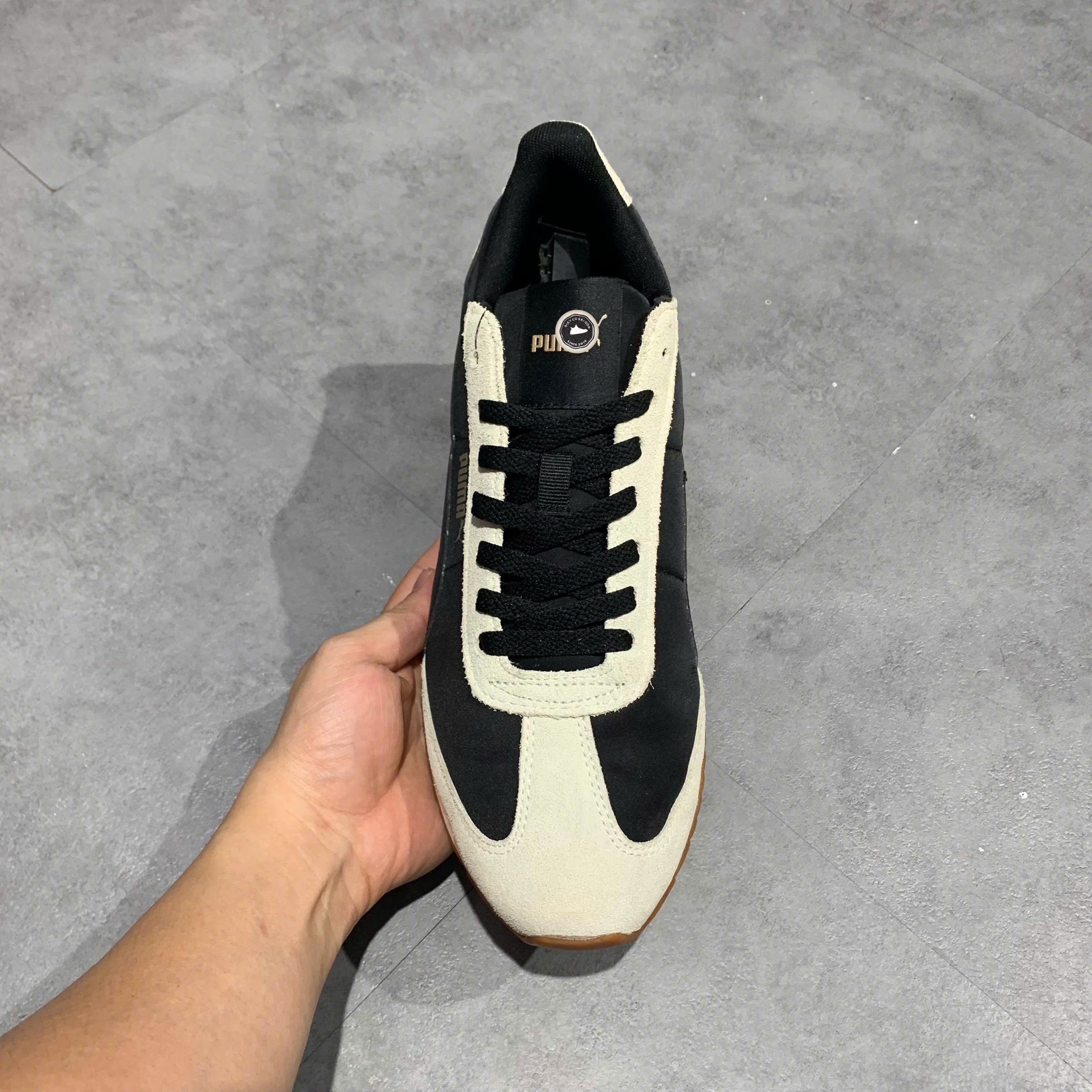 Puma Easy Rider Vintage Black Warm White - 399250-09 - Size 44.5 - GIÀY 2HAND CHÍNH HÃNG PVN25720
