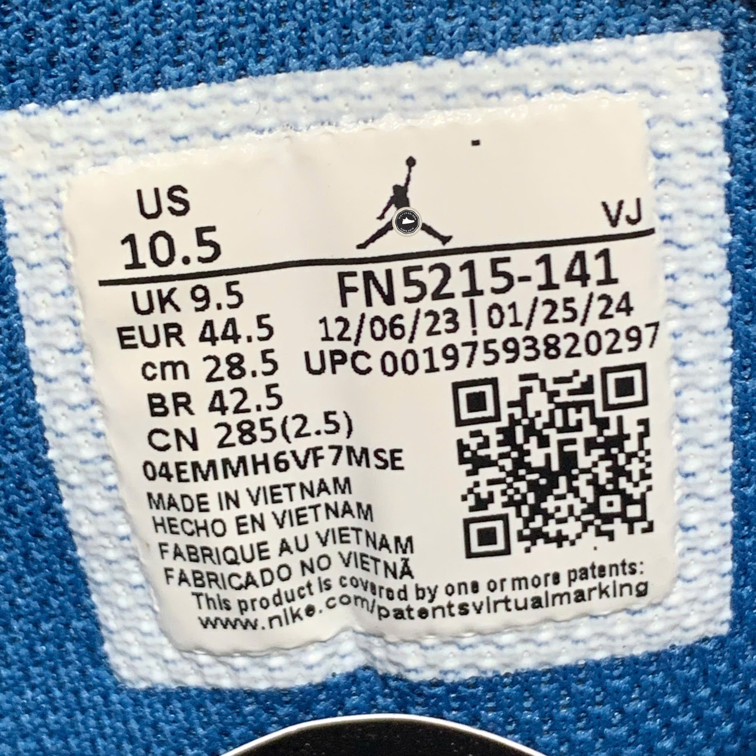 Air Jordan 1 Mid SE Industrial Blue - FN5215-141 - Size 44.5 - GIÀY 2HAND CHÍNH HÃNG PVN25701