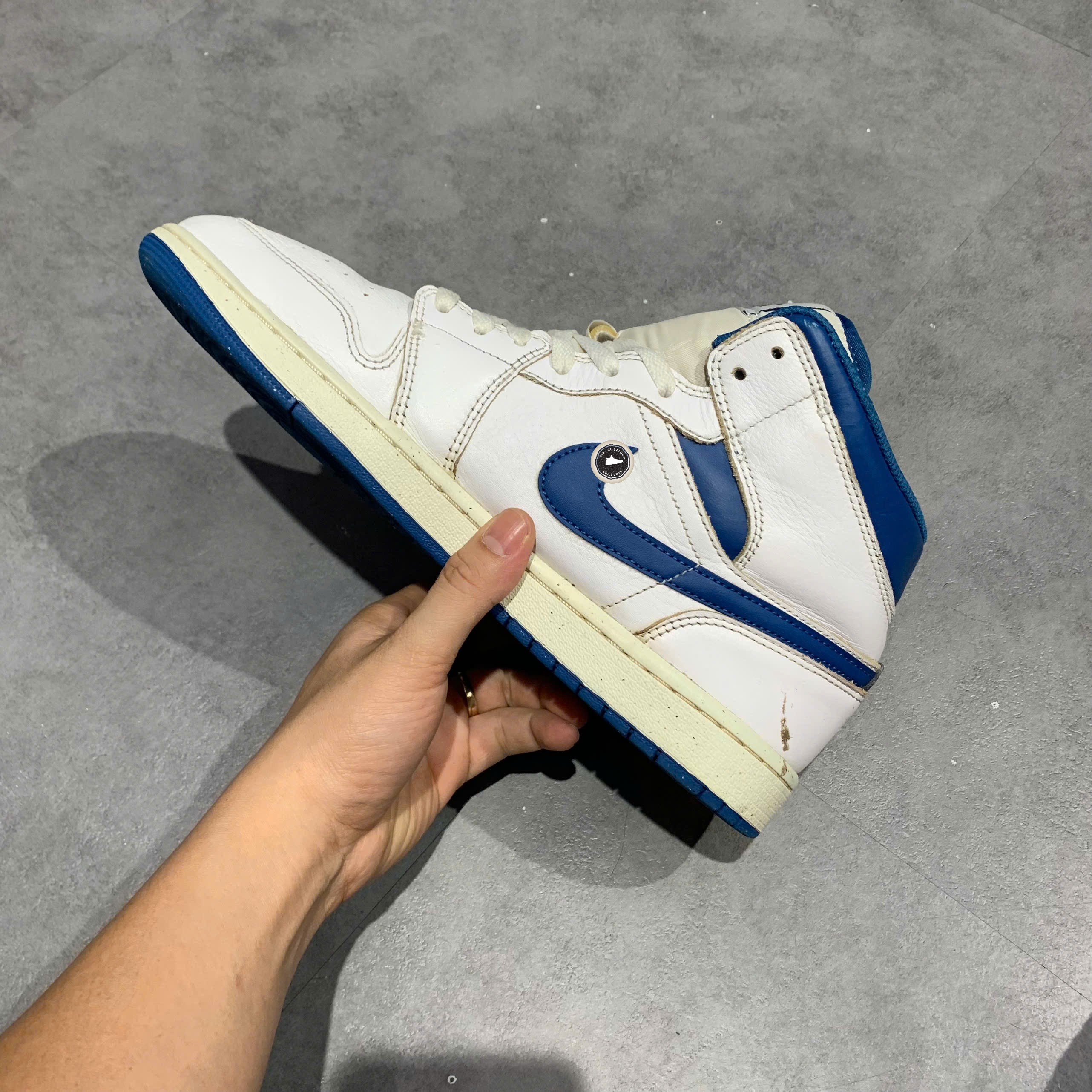 Air Jordan 1 Mid SE Industrial Blue - FN5215-141 - Size 44.5 - GIÀY 2HAND CHÍNH HÃNG PVN25701