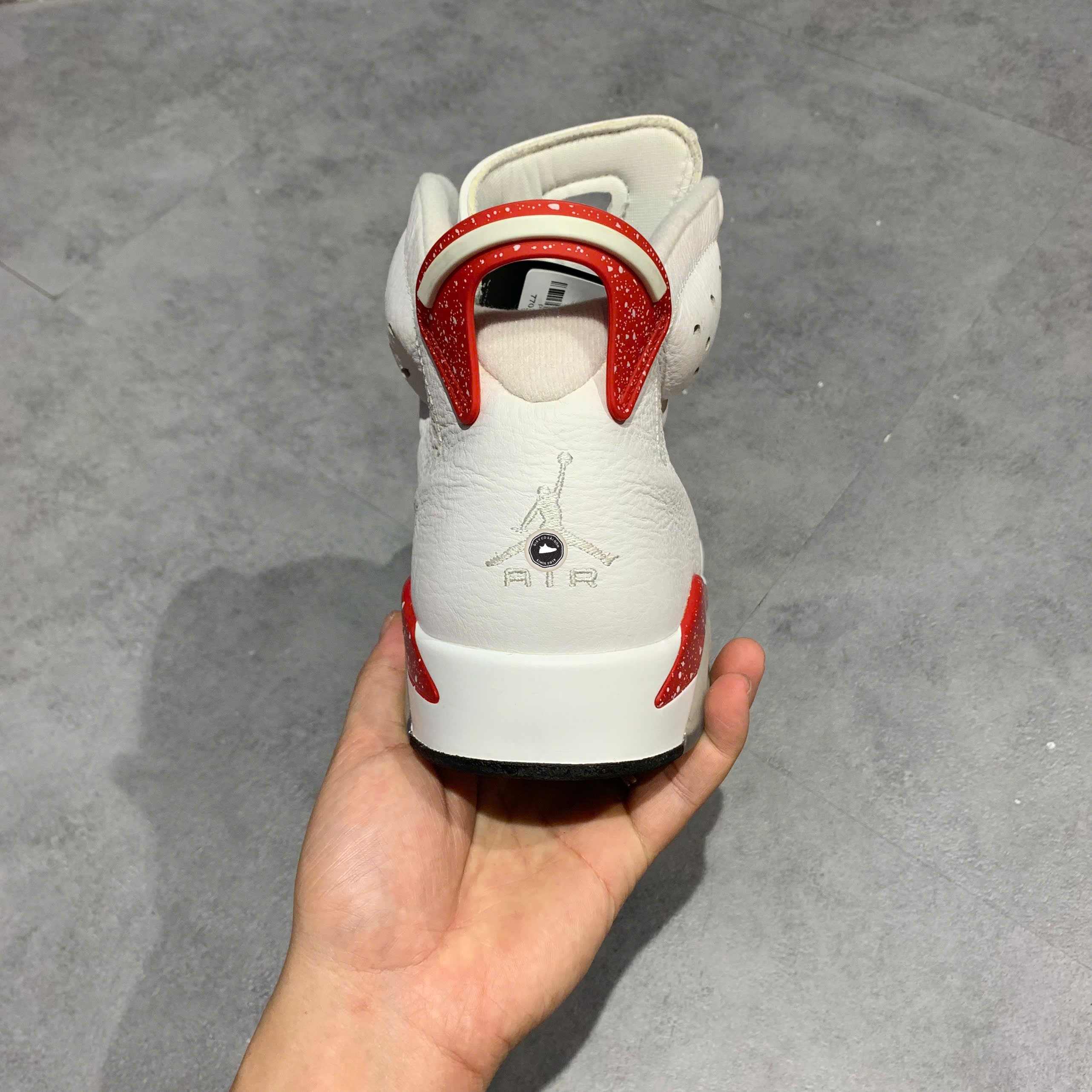 Air Jordan 6 Retro Red Oreo - CT8529-162 - Size 45 - GIÀY 2HAND CHÍNH HÃNG PVN25722