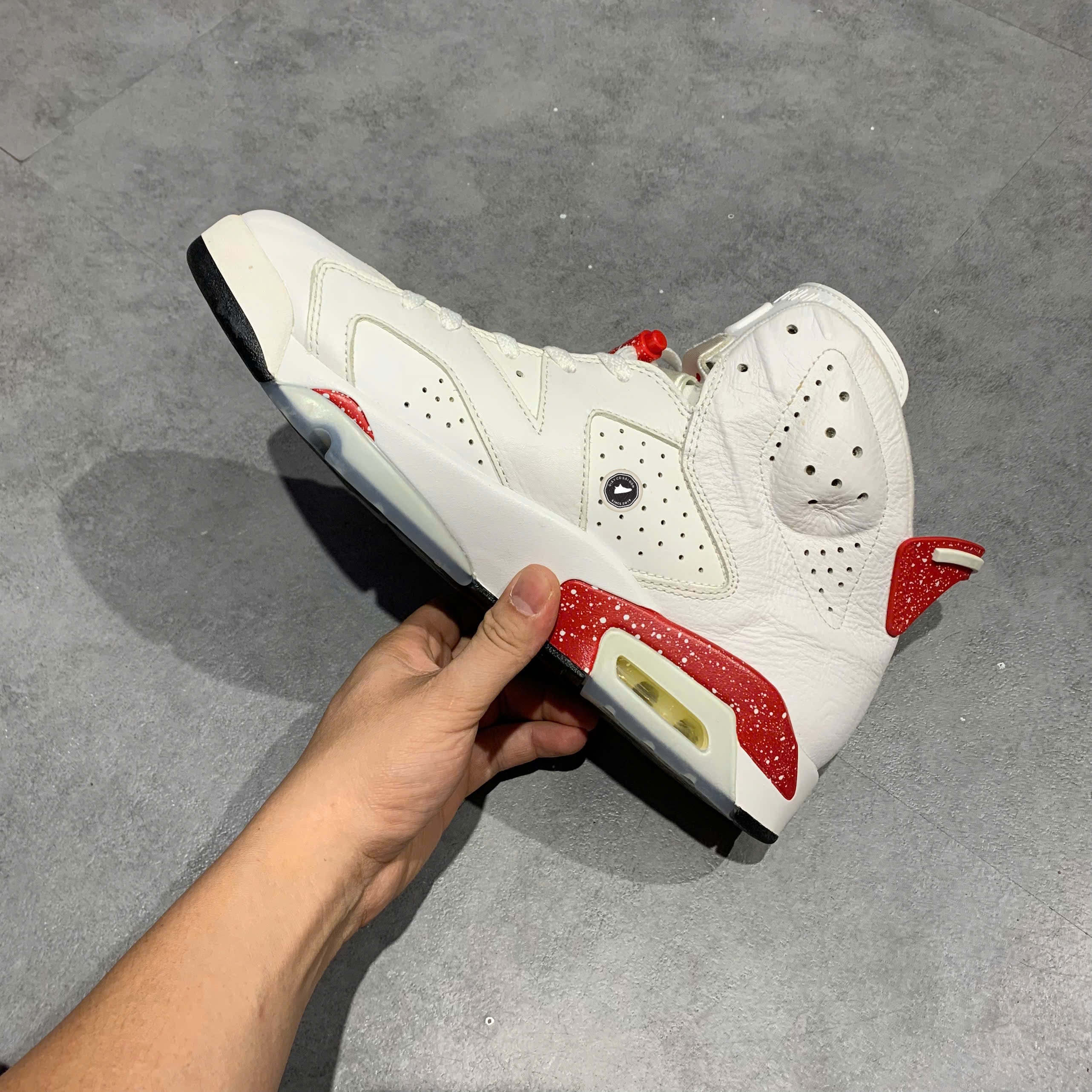 Air Jordan 6 Retro Red Oreo - CT8529-162 - Size 45 - GIÀY 2HAND CHÍNH HÃNG PVN25722