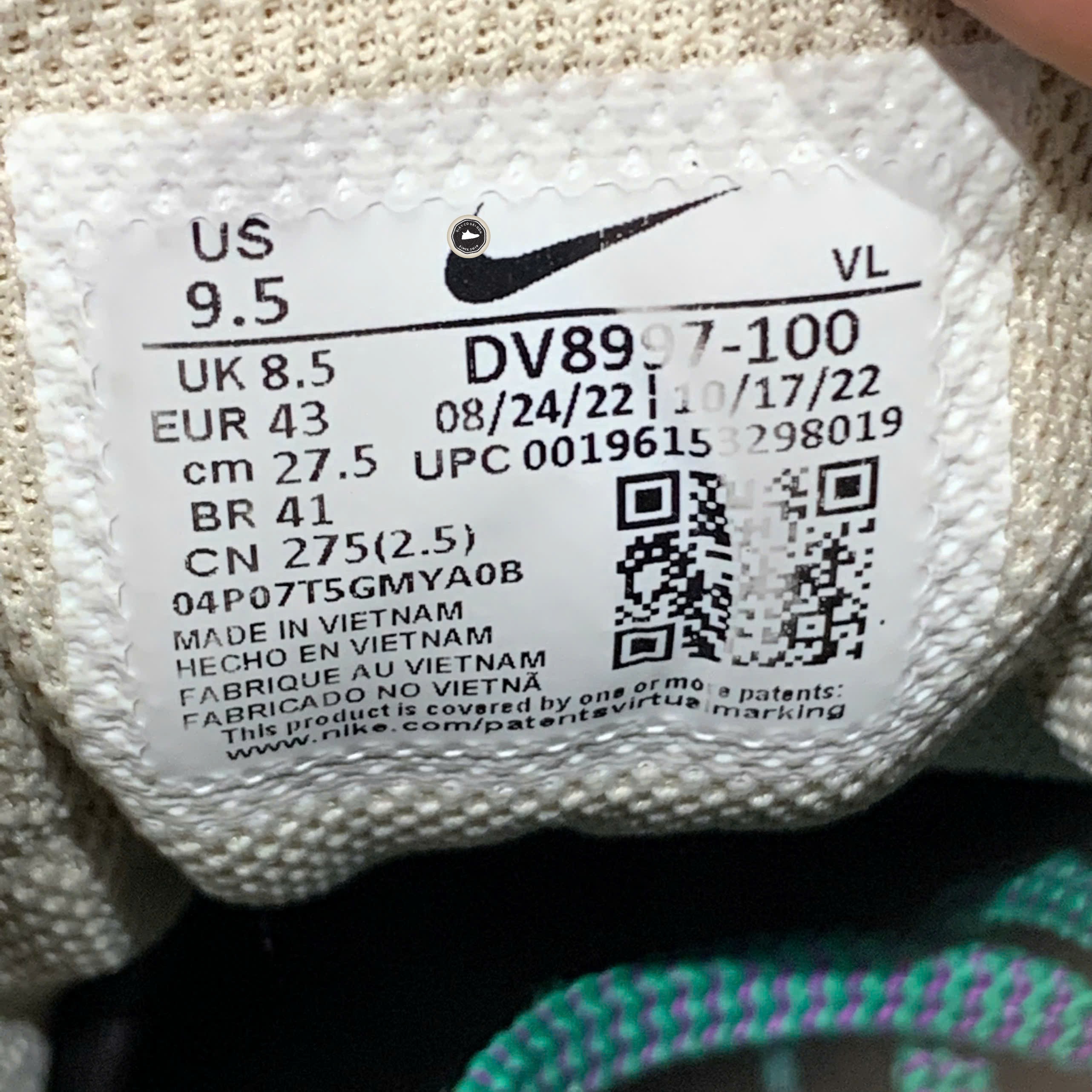 Nike Air Zoom Winflo 9 Premium Nike Moving Company - DV8997-100 - Size 43 - GIÀY 2HAND CHÍNH HÃNG PVN25858