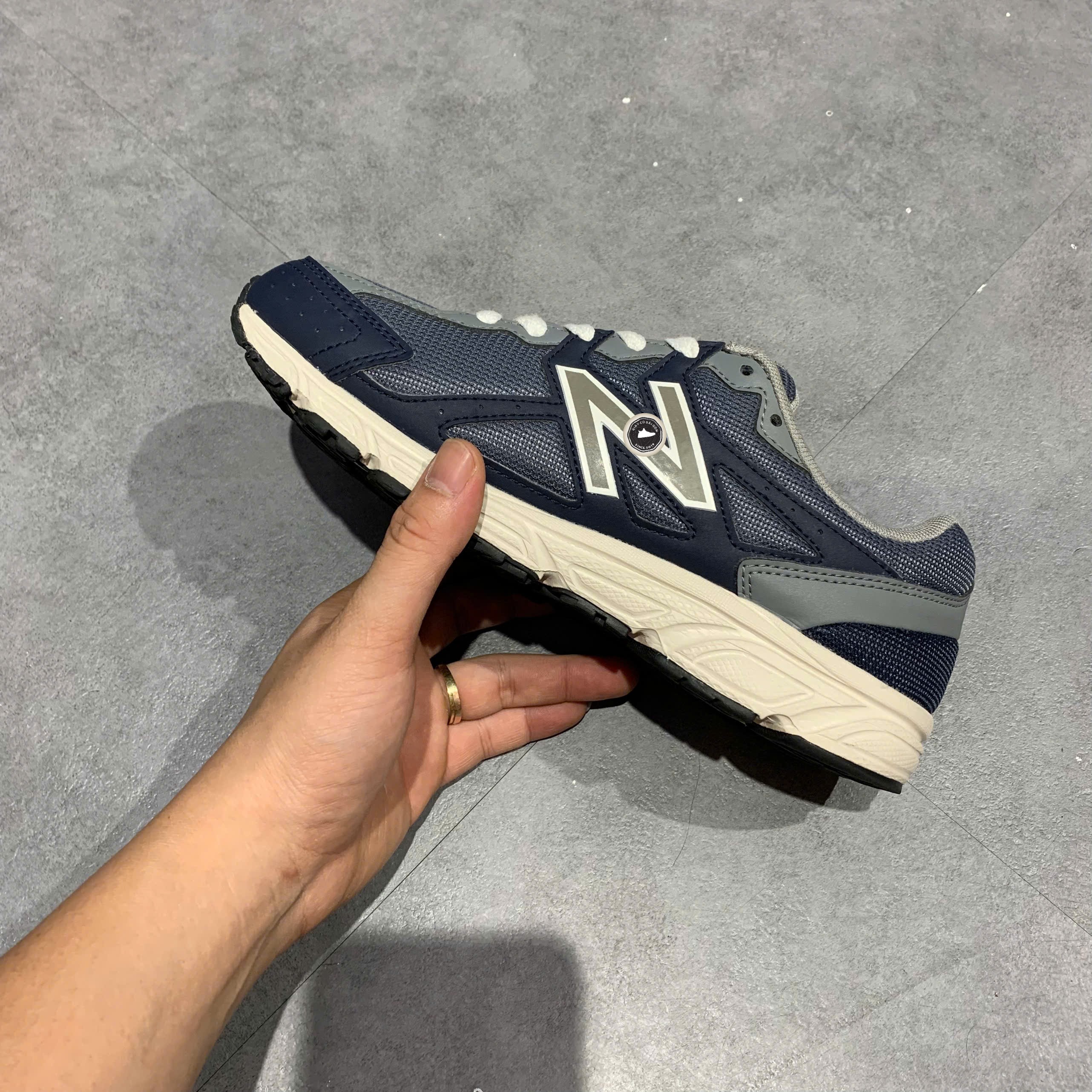 New Balance 480v5 Navy Grey - W480KE5 - Size 37 - GIÀY 2HAND CHÍNH HÃNG PVN23030
